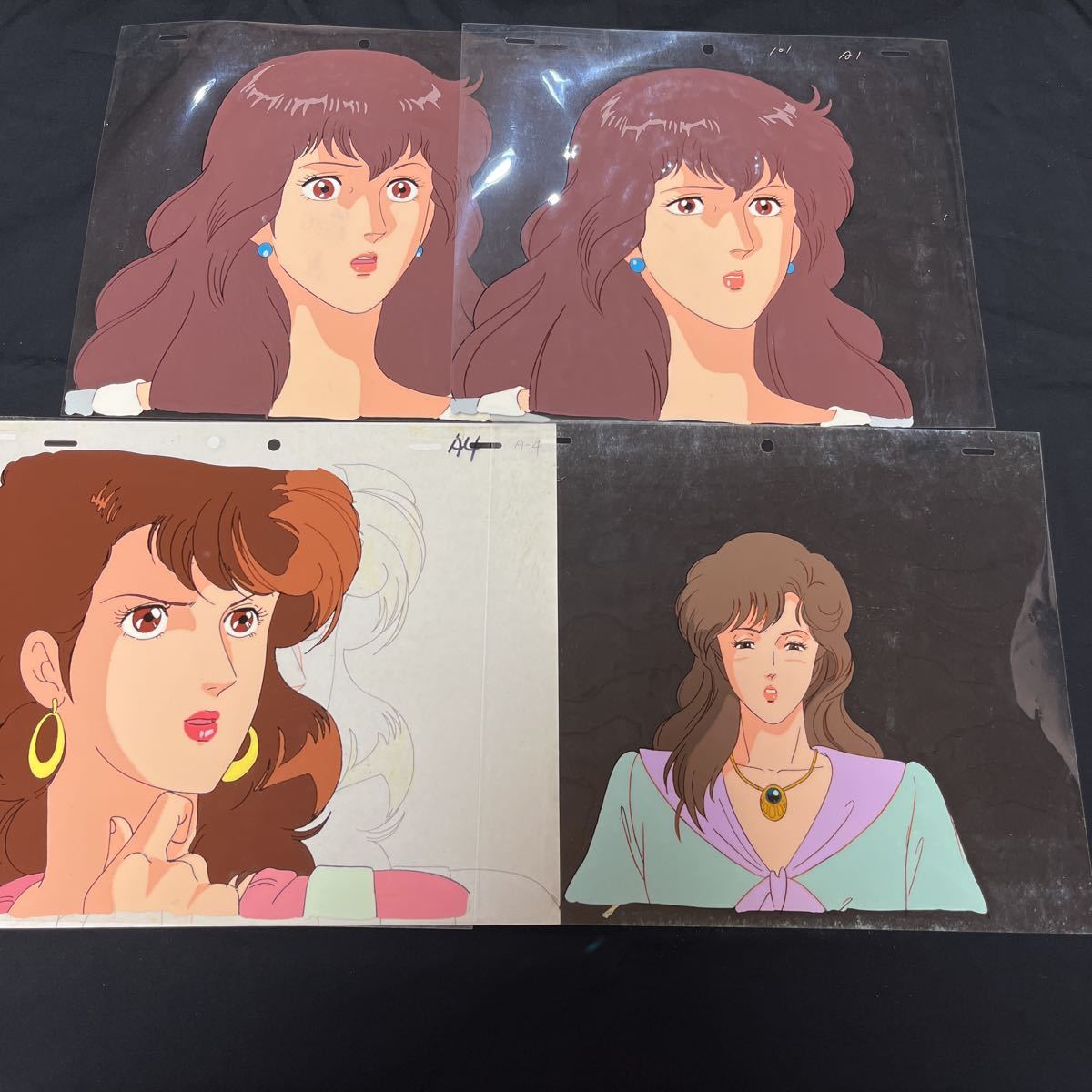 Yahoo!オークション - シティーハンター セル画 動画 5枚セット