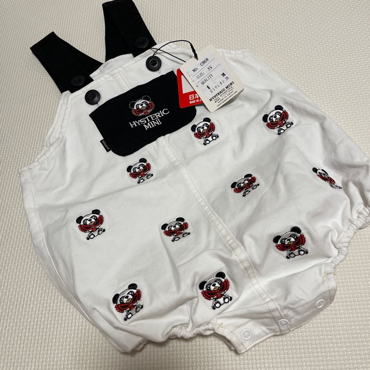 ヒスミニ パンダ PANDA ダルマオール サロペット｜Yahoo!フリマ（旧