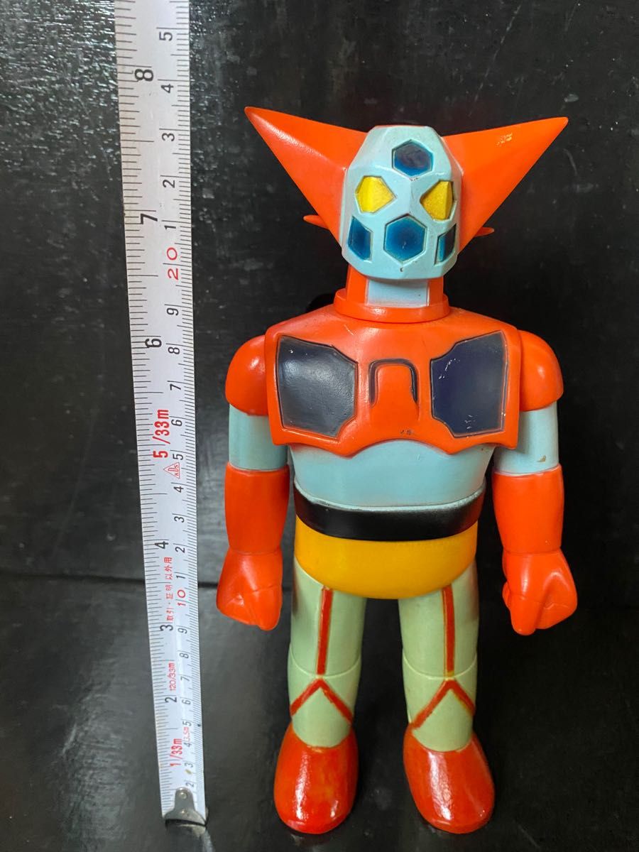 ゲッターロボ ソフビ 旧バンダイ スタンダードサイズ 当時物 昭和