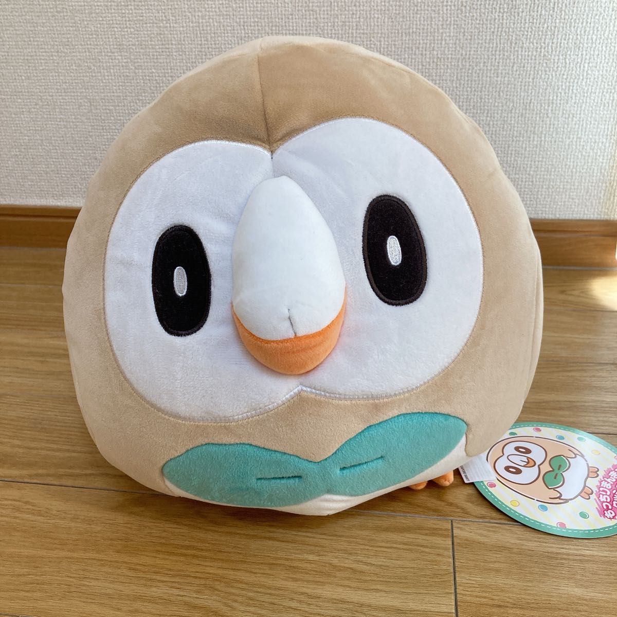 モクロー ぬいぐるみ タグ付き もちもち ポケモンセンターオリジナル