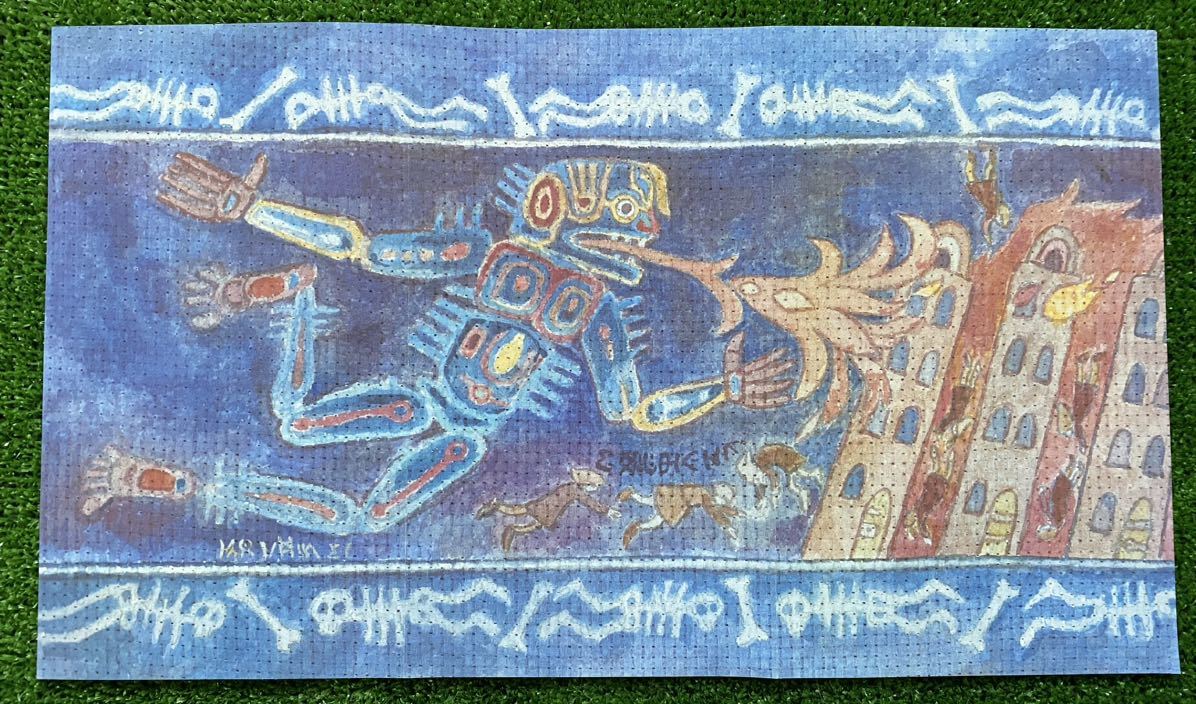 激レア】ジブリ 風の谷のナウシカ 宮崎駿 サイン入 ラミネート加工