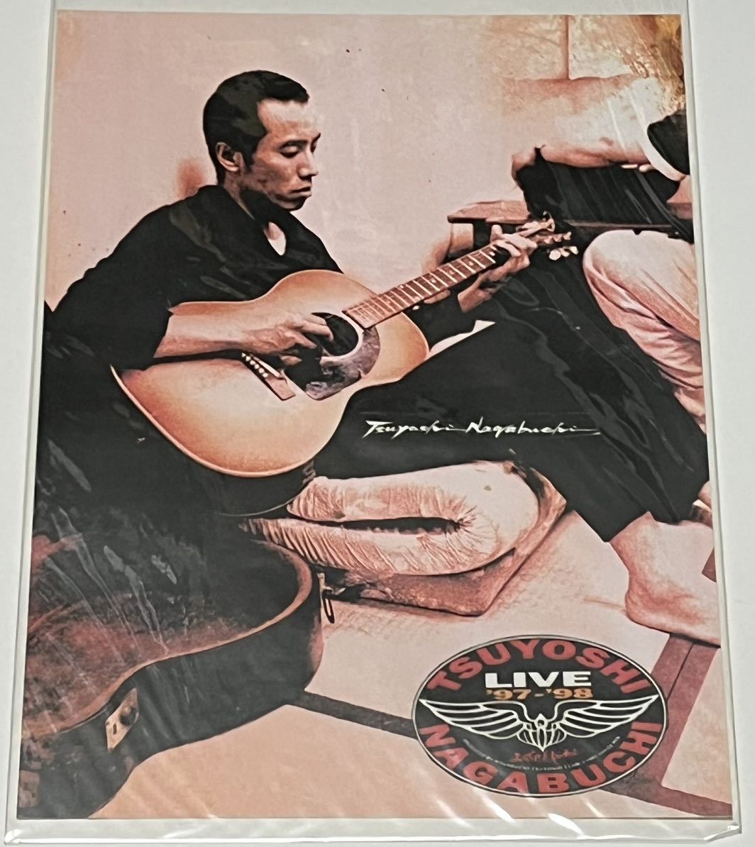 送料込 長渕剛ステッカー 新品未使用 大きさ 約14㎝×18㎝ Live97 98