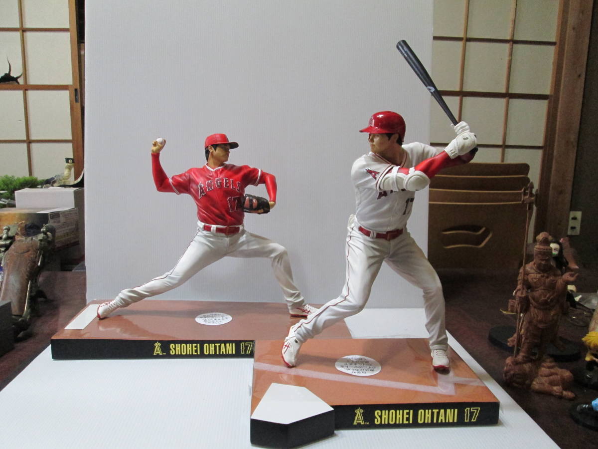 Yahoo!オークション - エンゼルス 大谷翔平リアルフィギュア投打セット