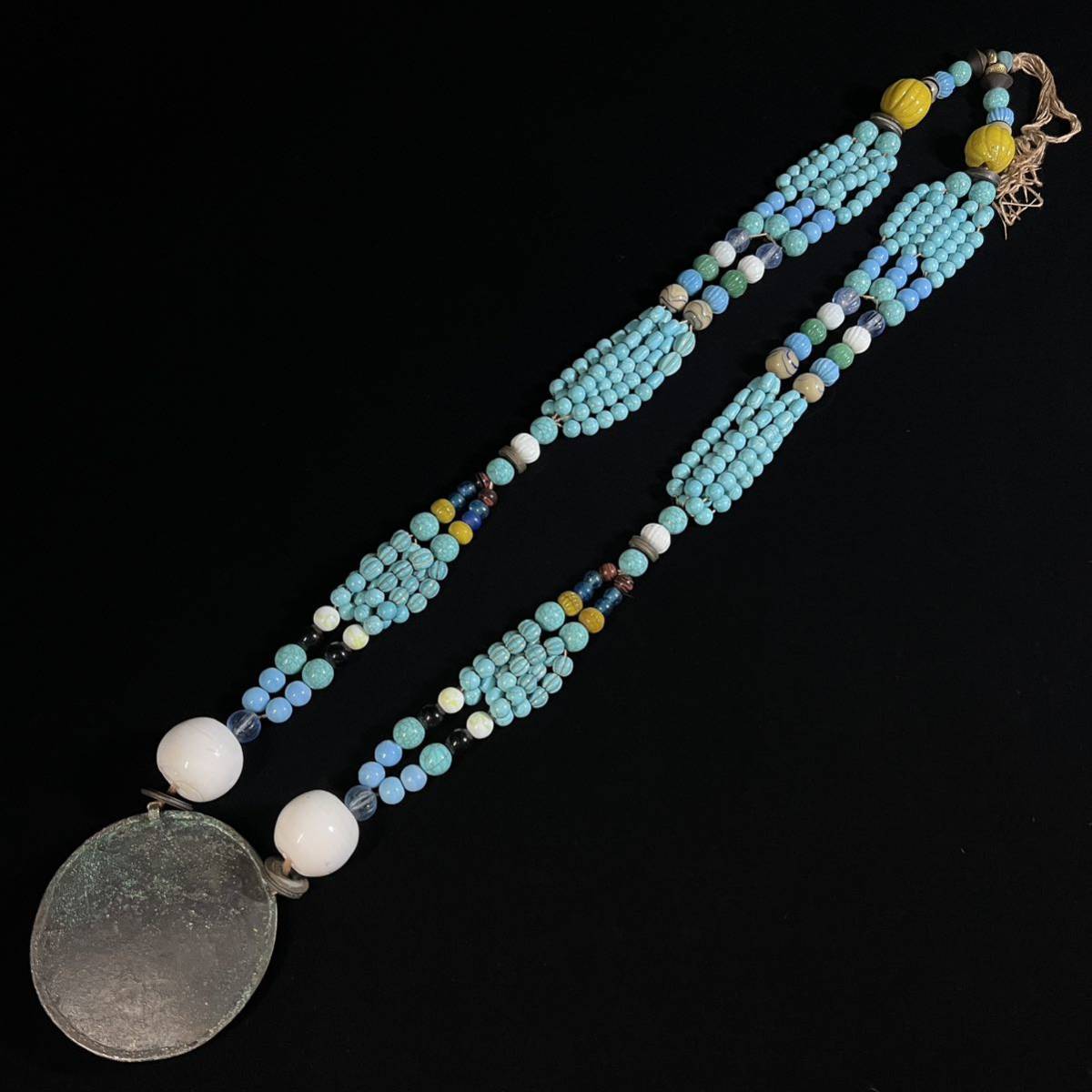 Yahoo!オークション - 時代物 アイヌ民族 装身具 首飾り タマサイ シト