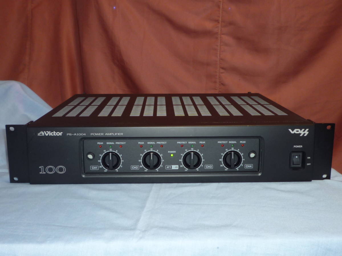 Victor PS-A1004 パワーアンプ 100V,300W Victor PS-A1004 パワー