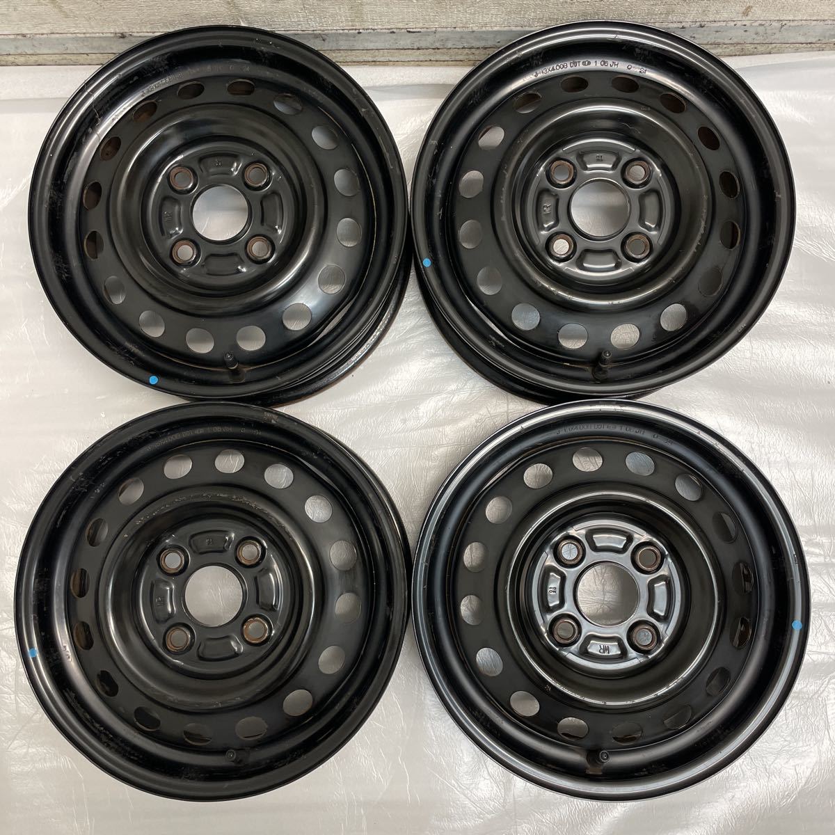 スズキ純正 13インチ スチールホイール 4J+45 4本SET ワゴンR アルト