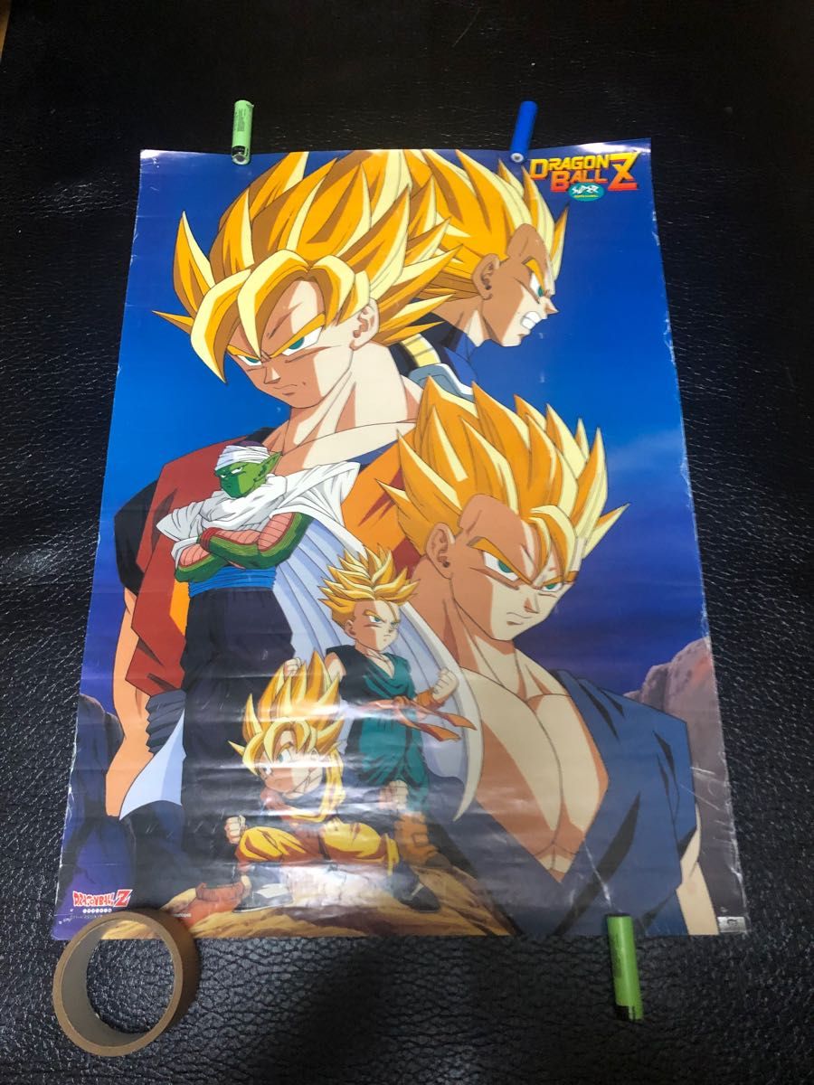 ドラゴンボールZ ポスター 当時物 90年代 孫悟空 孫悟飯 孫悟天