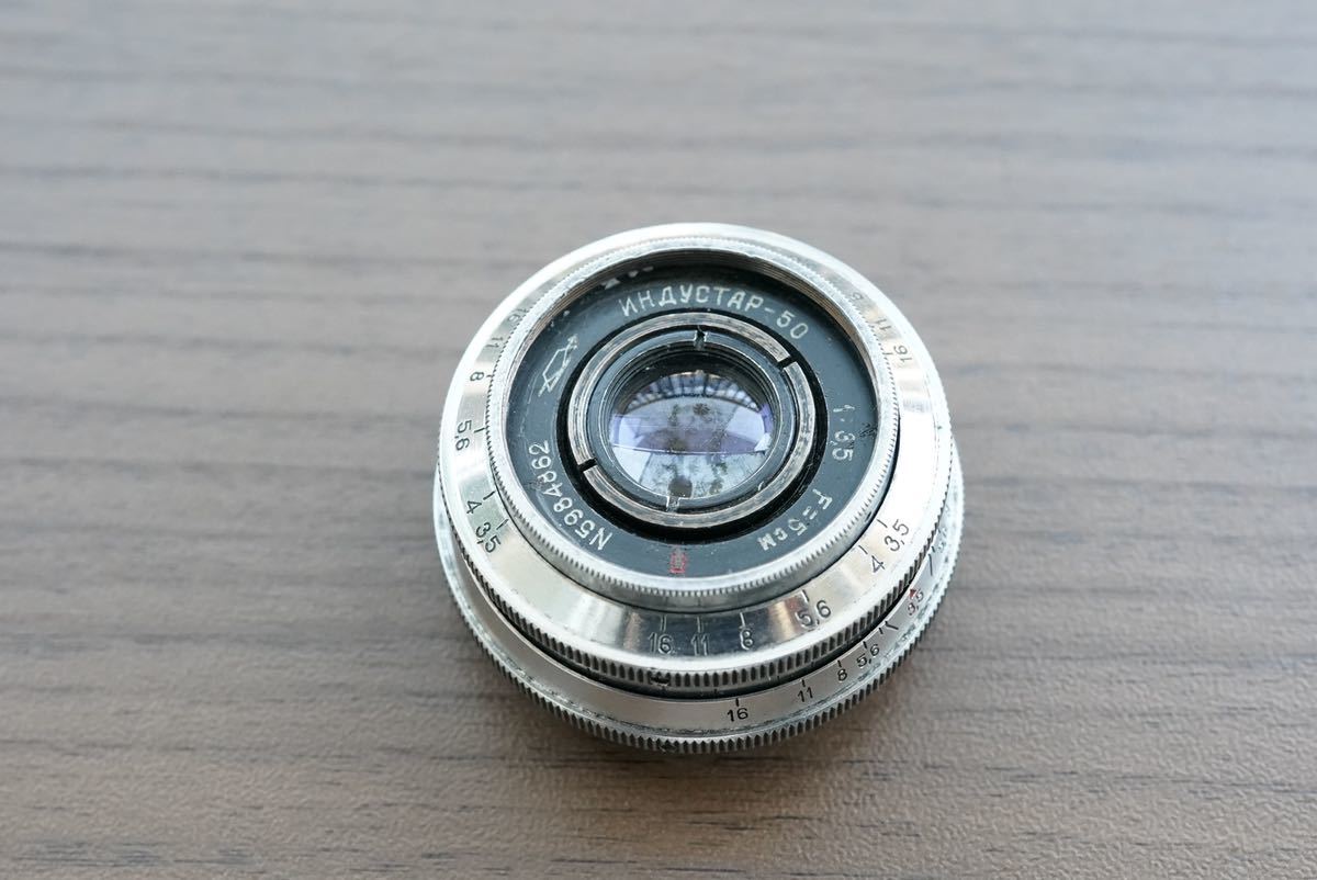 Yahoo!オークション - 分解清掃済み Industar-50 50mm f3.5 M39 M42 シ