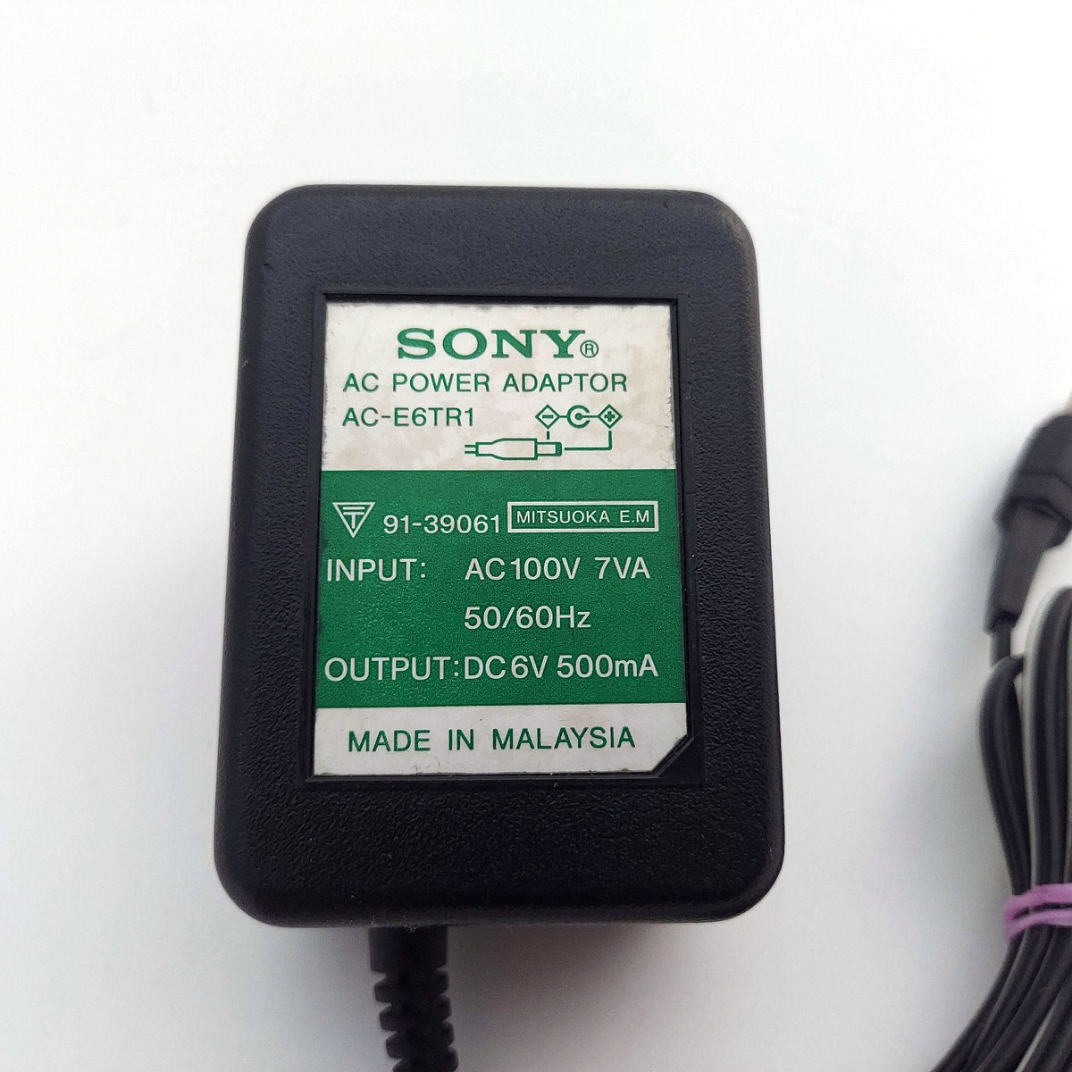 送料無料 SONY ソニー ACアダプター AC-E6TR1 (CDラジオ ICF-CD2000用