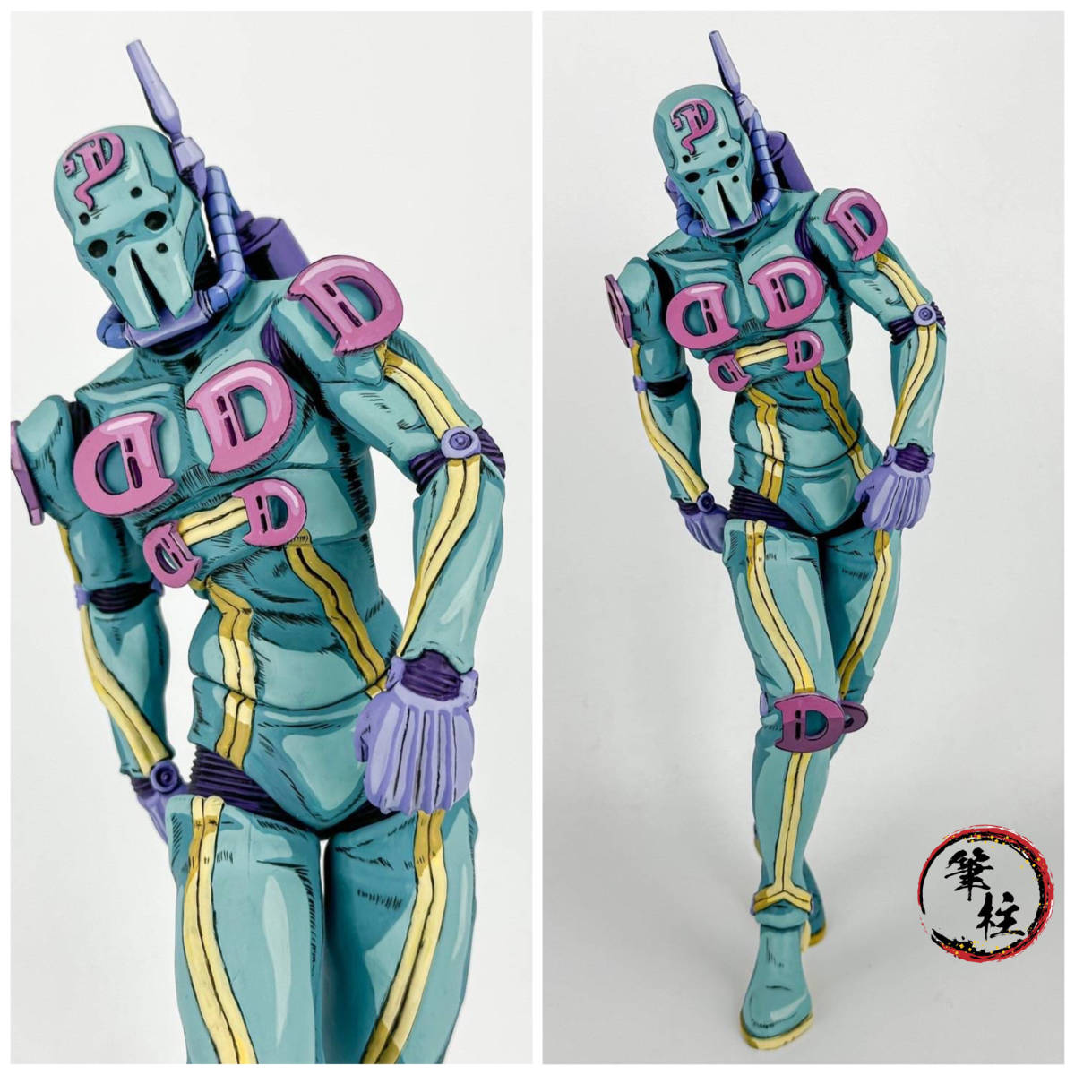 ジョジョの奇妙な冒険 フィギュア 一番くじ リペイント 超像可動 超像