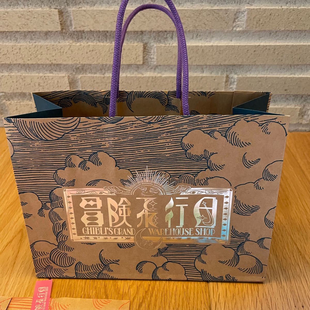 ジブリパーク冒険飛行団ショッパー紙袋ジブリの大倉庫パンフレット