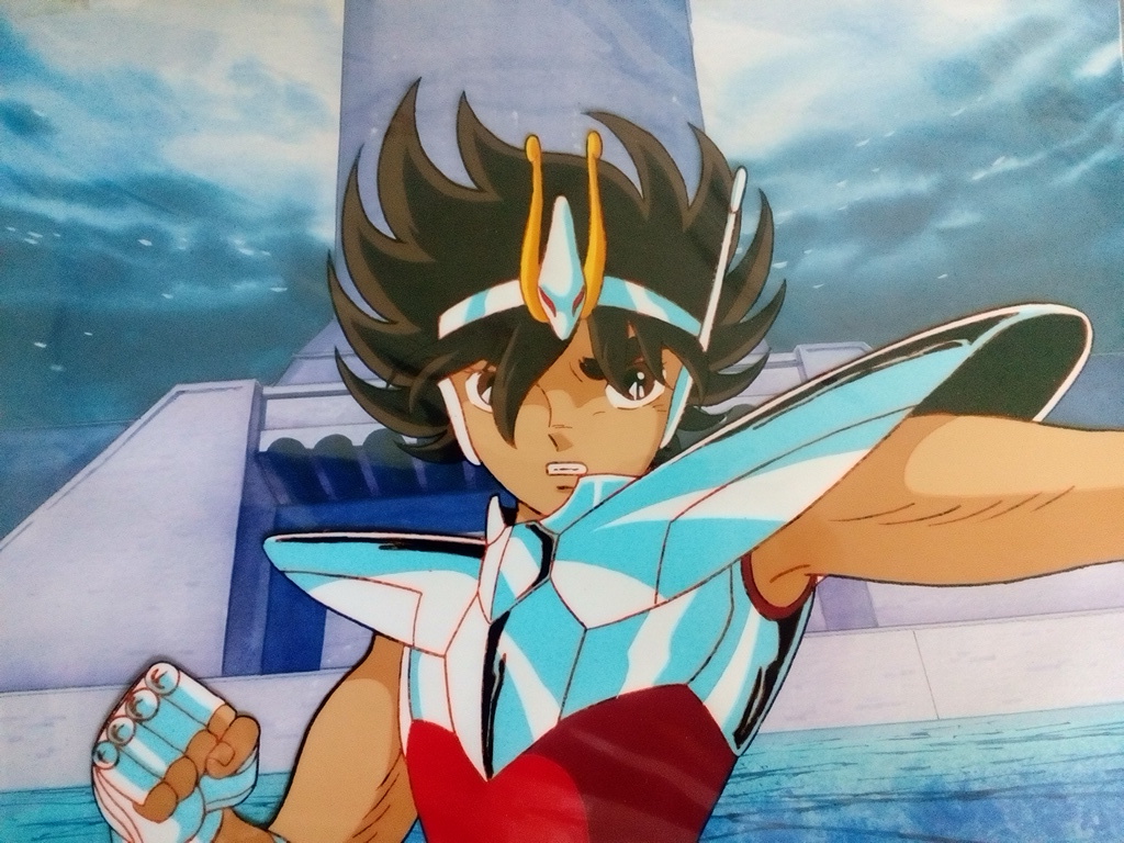 Yahoo!オークション - 聖闘士星矢のセル画 ペガサス星矢のセル画