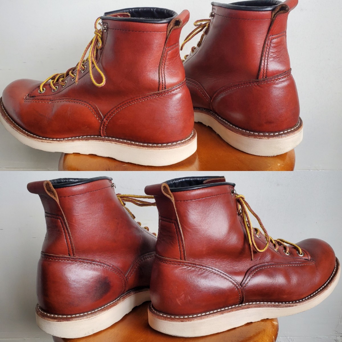 907 レッドウィング REDWING 2907 ラインマンブーツ 8D(26cm)赤茶