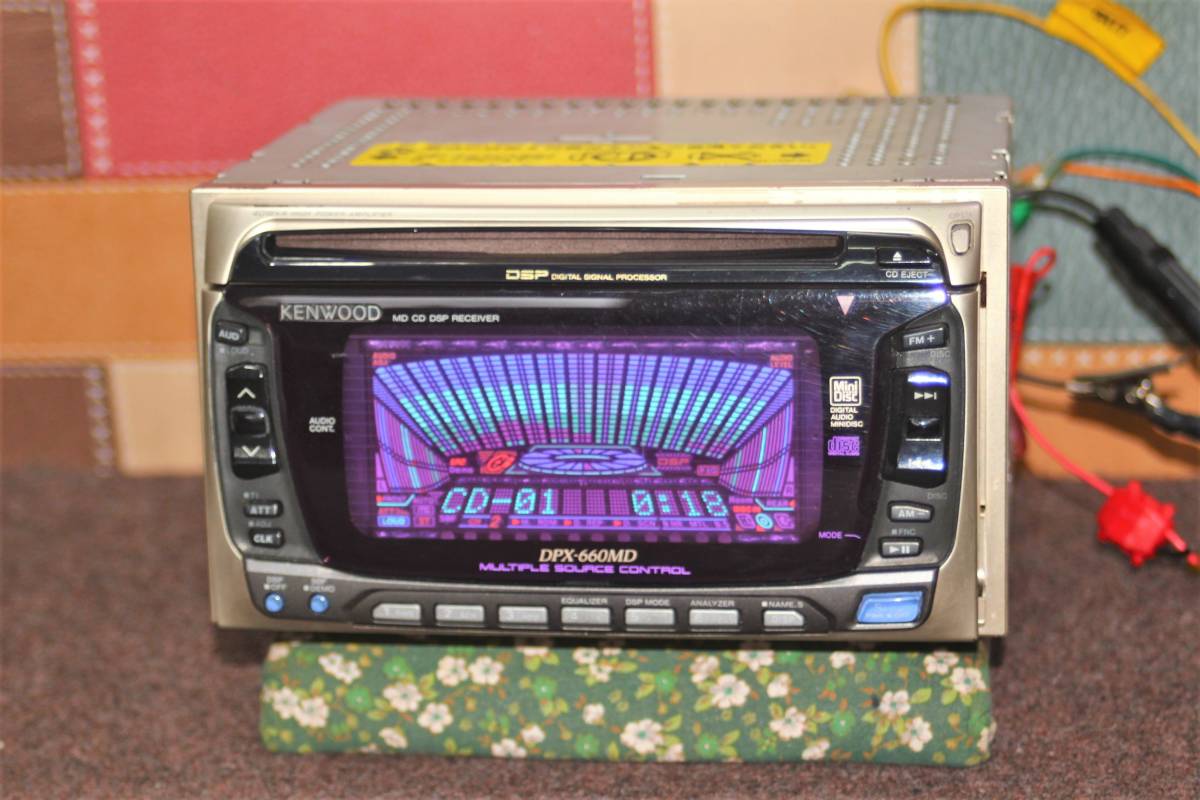 Yahoo!オークション - KENWOOD DPX-660MD 2DIN-CD/MDプレーヤー MDジ