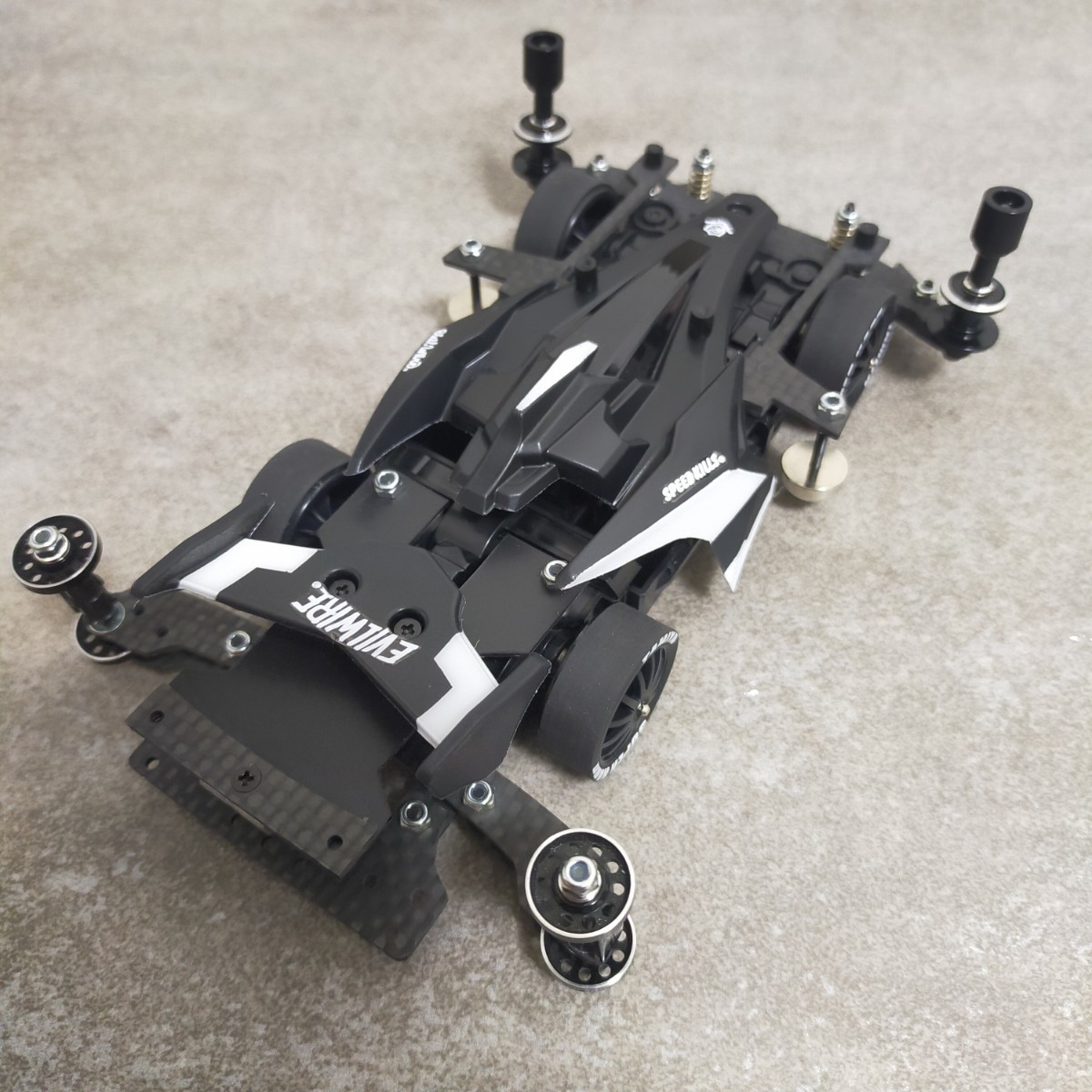 ミニ四駆 アバンテ MK3 アズール 完成品 MSフレキ フルカスタム