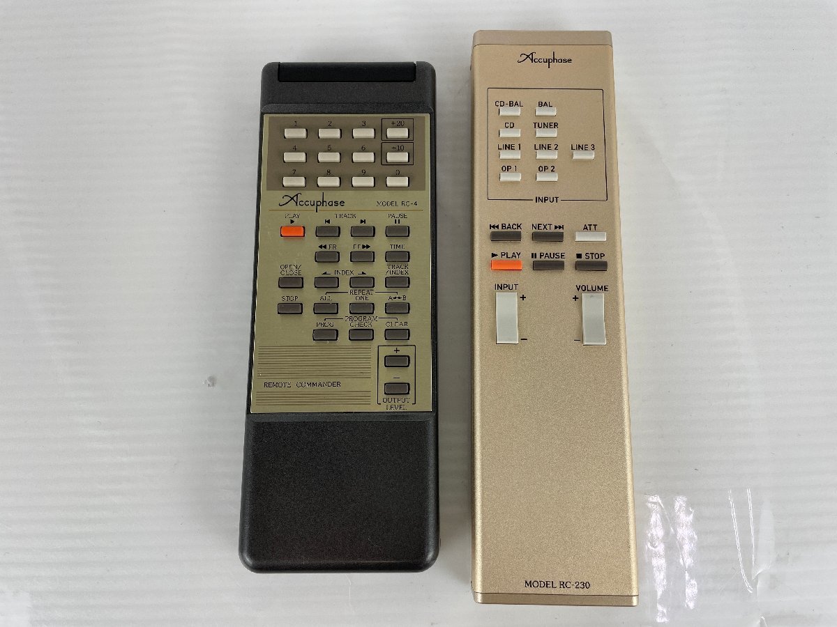 Accuphase CD用リモコン(remote) 適応機種：DP-800 Accuphase CD用