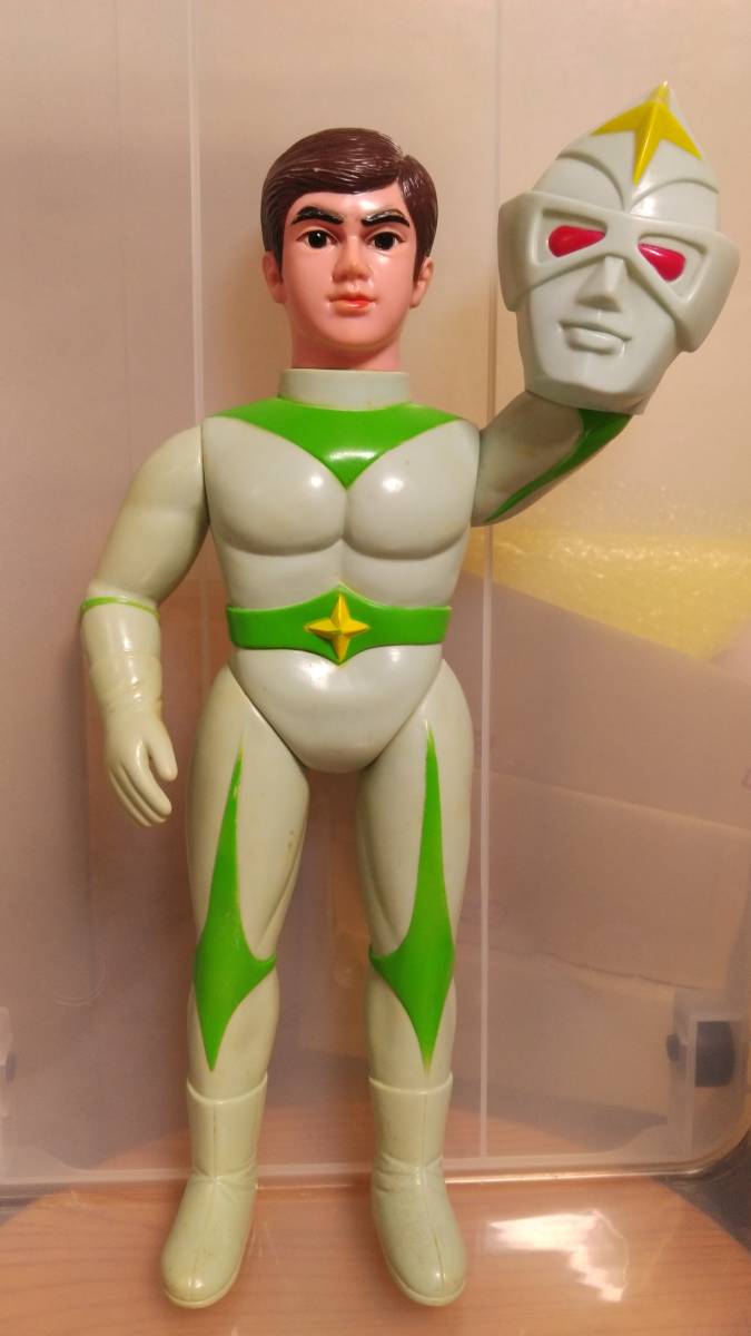 Yahoo!オークション - ブルマァクミラーマン 特大ソフビ 面取れ 1970年