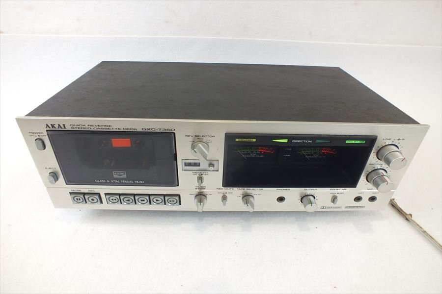 Yahoo!オークション - AKAI アカイ 赤井 GXC-735D カセットデッキ 中