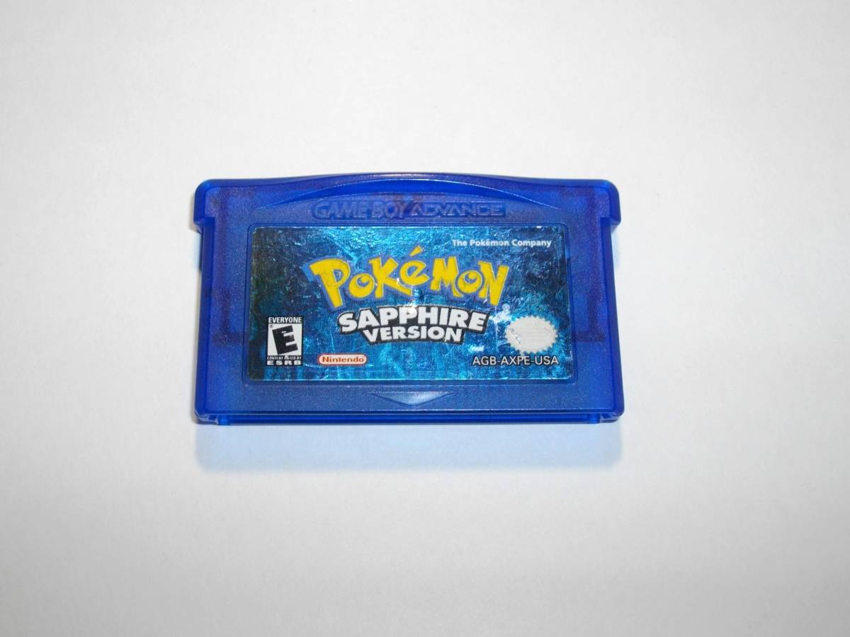 海外版 正規品 GBA ポケットモンスター サファイア 英語版 北米版