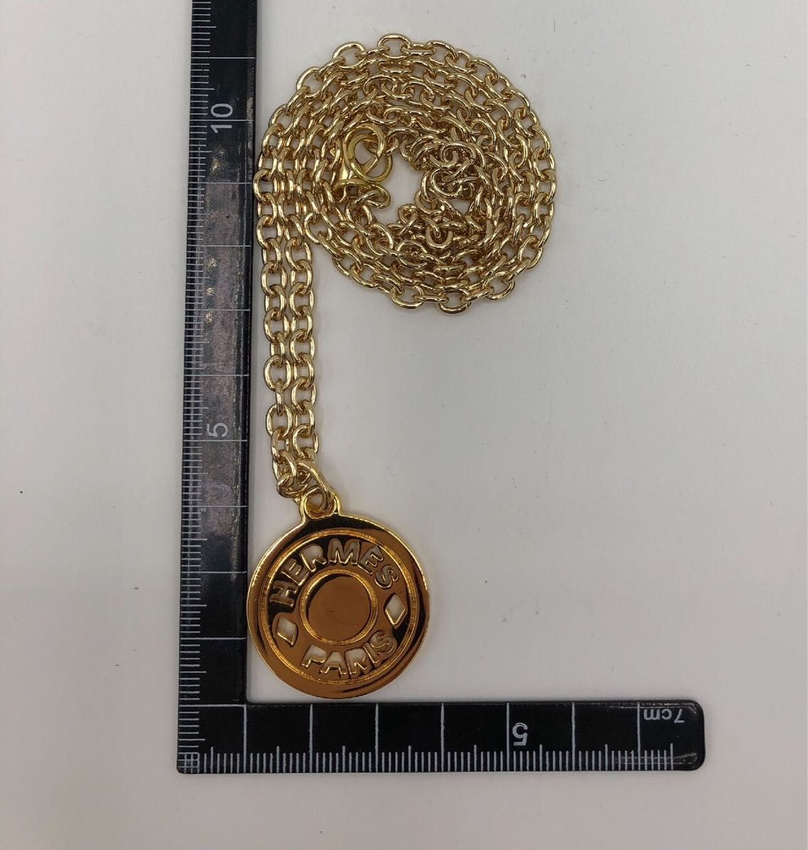 HERMES エルメス セリエ ペンダント トップ ネックレス トップ コイン