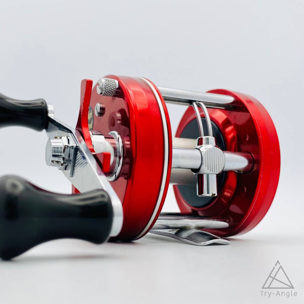 即決 極希少 80年 ABU アンバサダー 5500 チェリーレッド 整備済