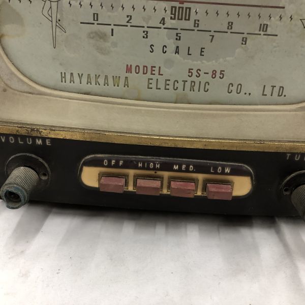 Yahoo!オークション - 昭和レトロ SHARP シャープ 真空管ラジオ 5S-85