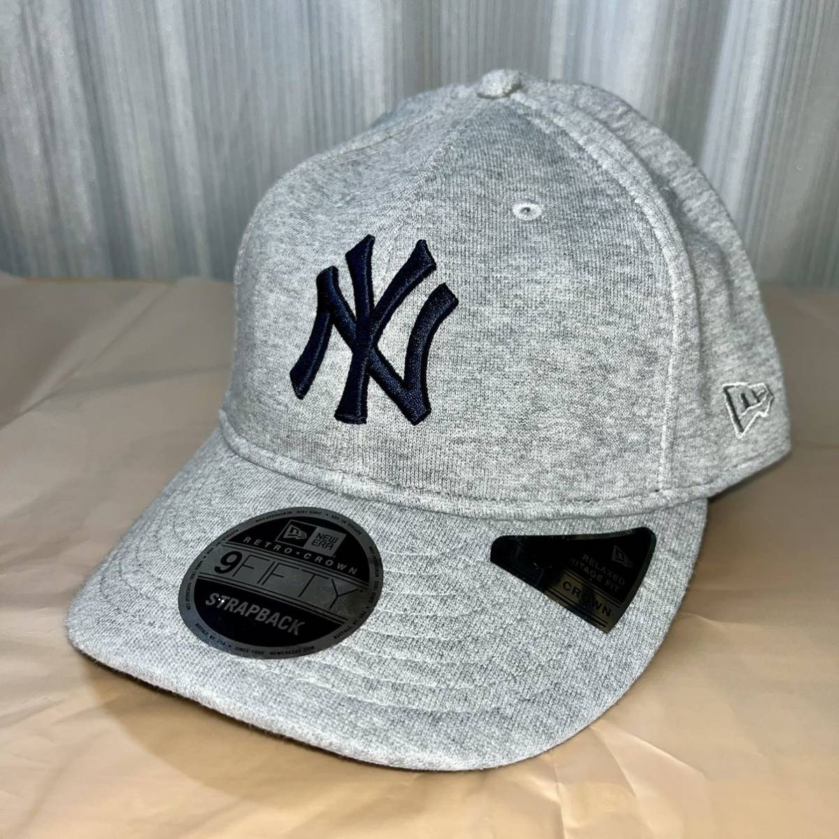 赤タグ LOOPWHEELER × NEW ERA × BEAMS JAPAN CAP キャップ グレー