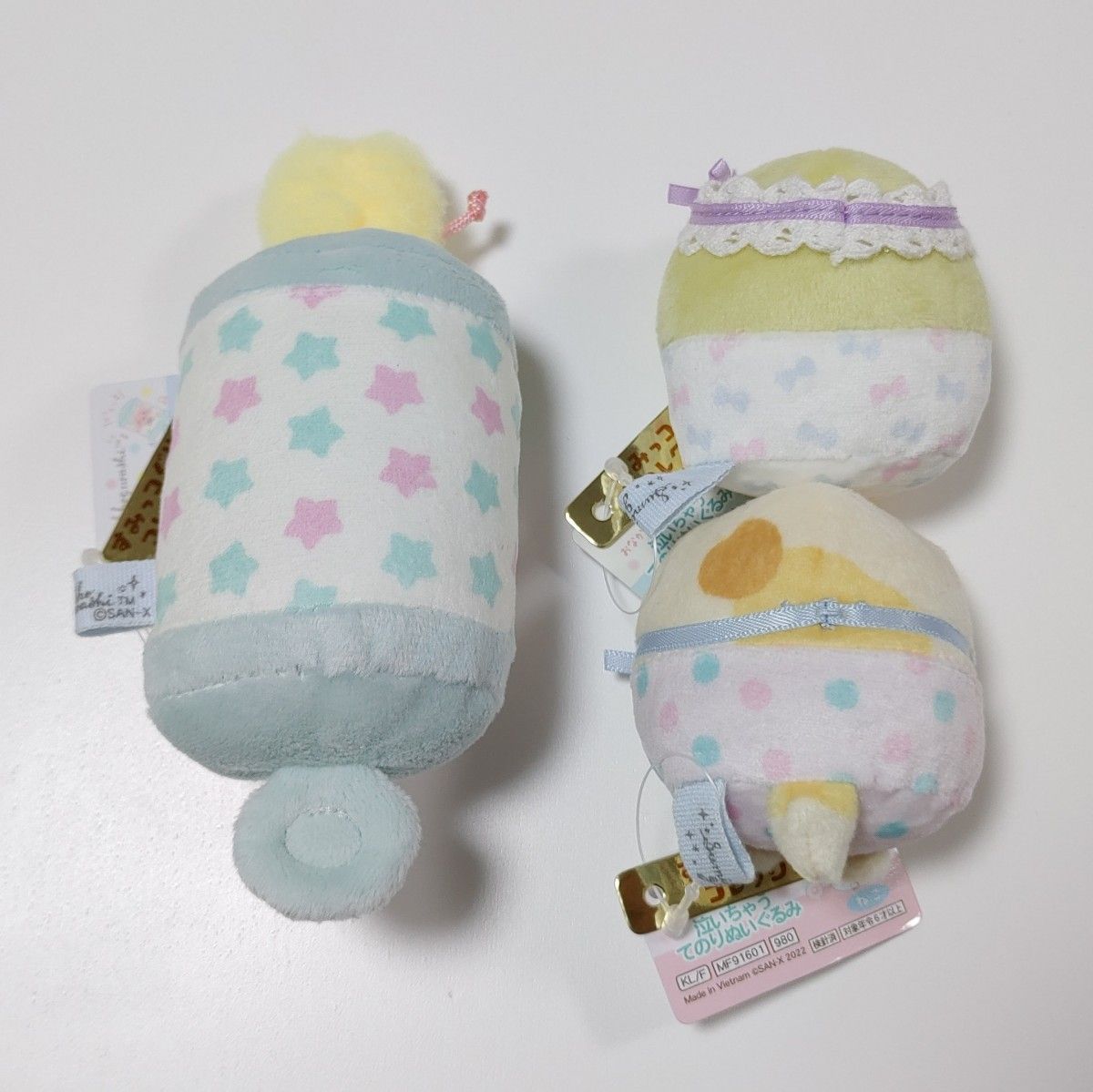 すみっコぐらし すみっコベビー 泣いちゃうてのりぬいぐるみ ガラガラ