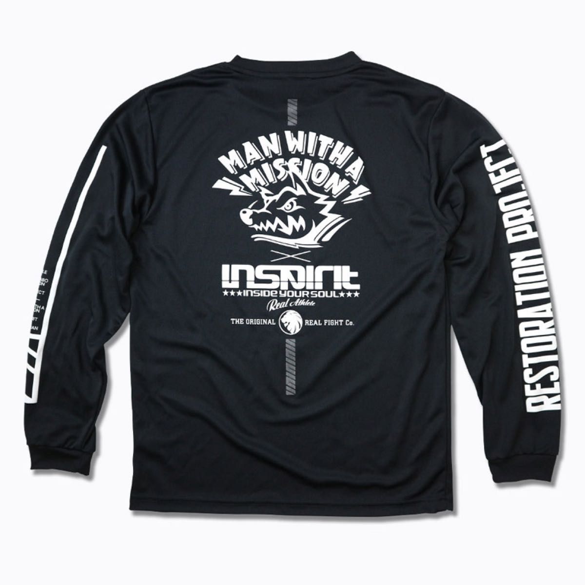 MAN WITH A MISSION 2024福袋 戦闘服 長袖 M（ブラック） MAN WITH A