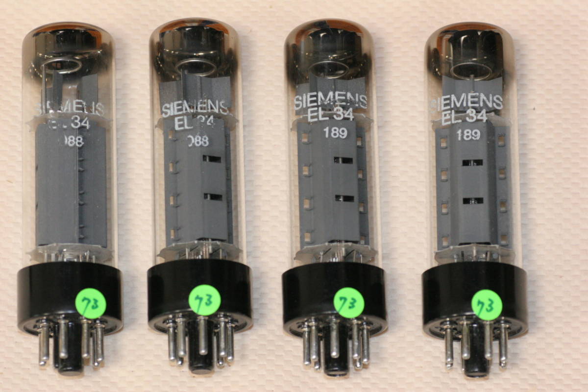 Yahoo!オークション - シーメンス（SIEMENS） EL34／6CA7 未使