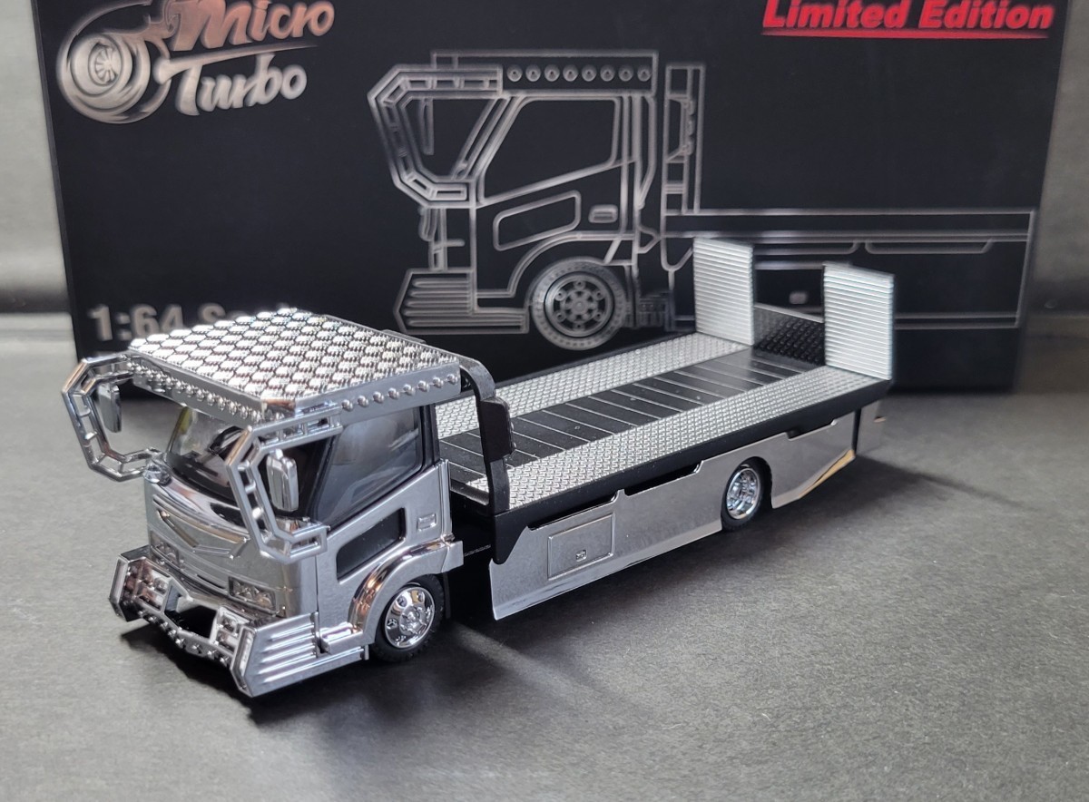 限定品 1/64 Dekotora デコトラ 積載車 trucks トラック 新品 Micro