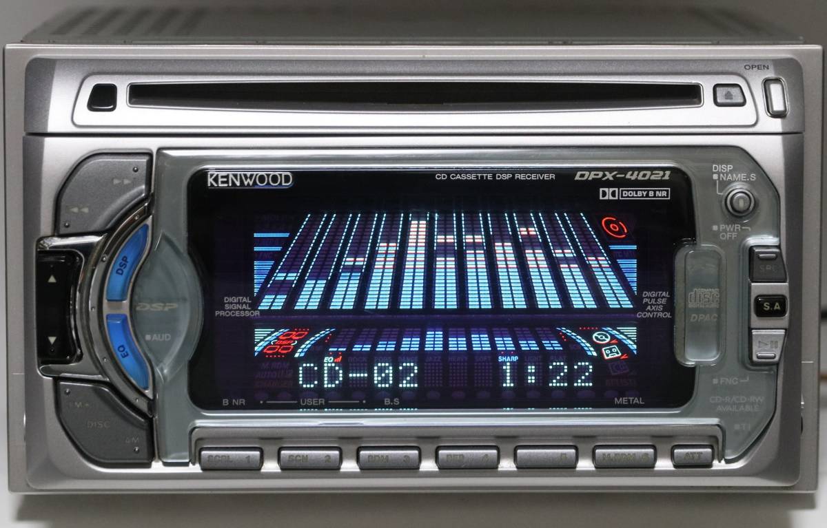 Yahoo!オークション - KENWOOD DPX-4021 カセット・CD DSP/EQ/スペアナ