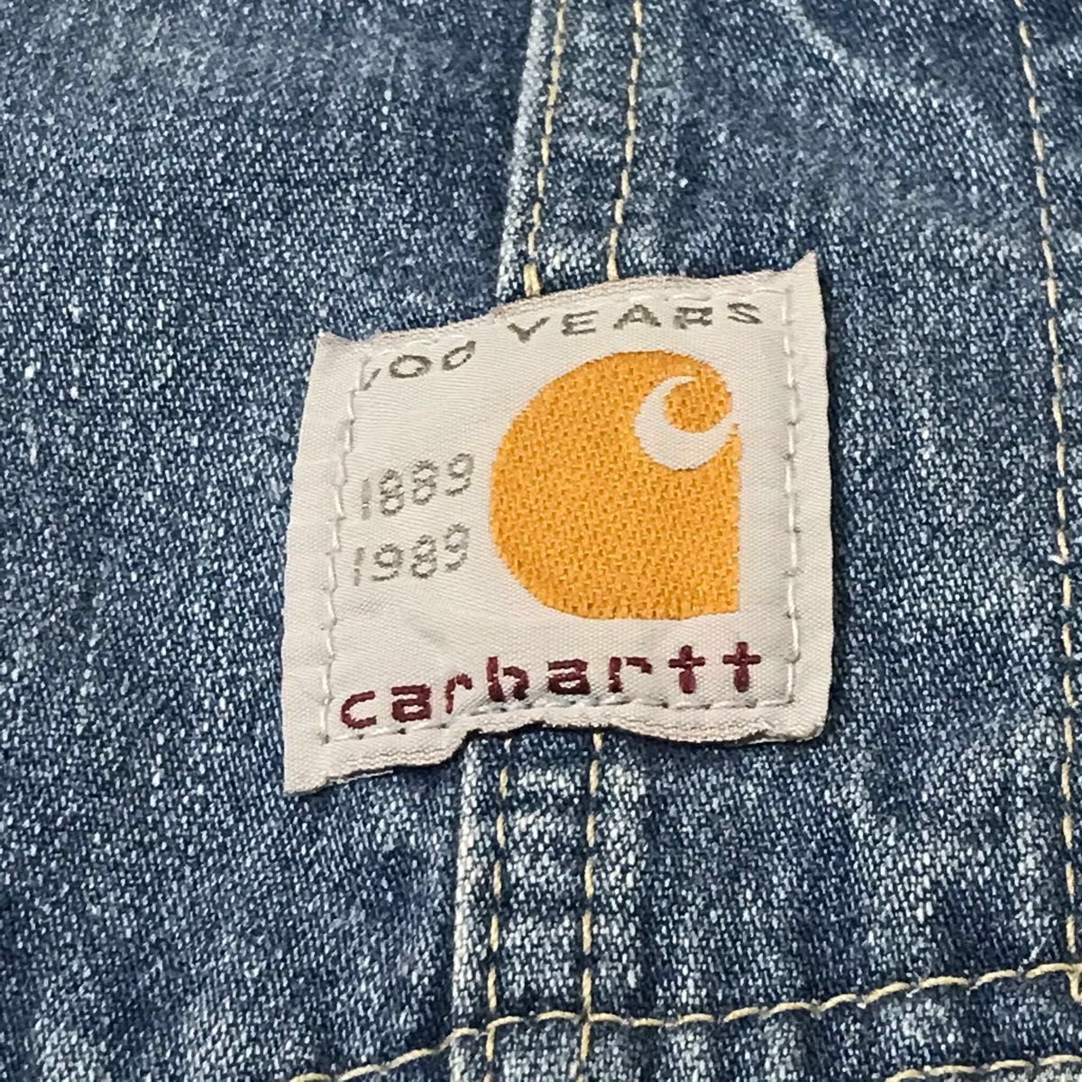 希少】入手困難 100周年 カーハート オーバーオール デニム 古着