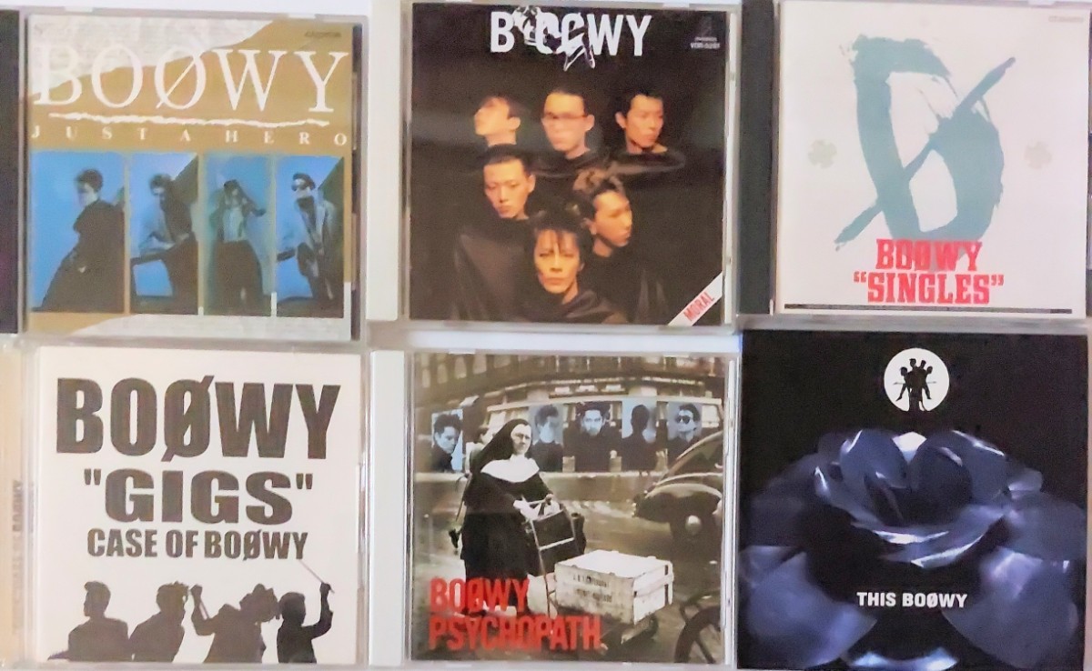 送料無料 BOWY ボウイ CD アルバム 6枚セット 氷室京介 布袋寅泰