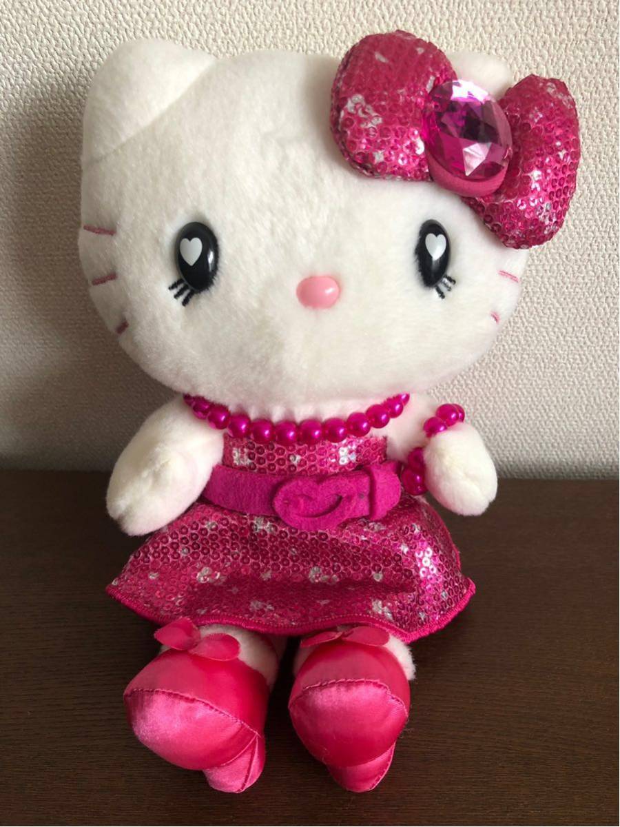 Yahoo!オークション - ハローキティ USJ ぬいぐるみ 目がハート スパ