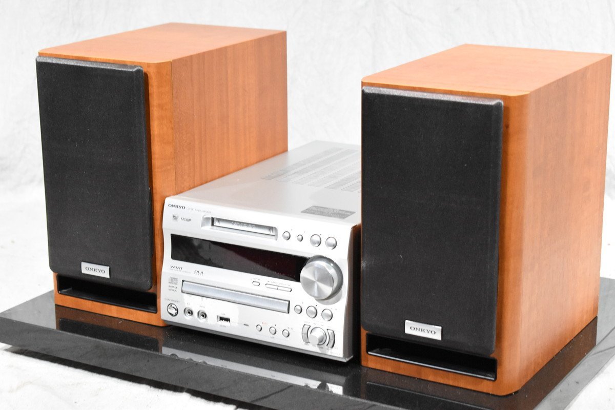 リペア済 CD/AM/FM/AUX/OPT ONKYO 70W フルセット リペア済 MD/FM/AM