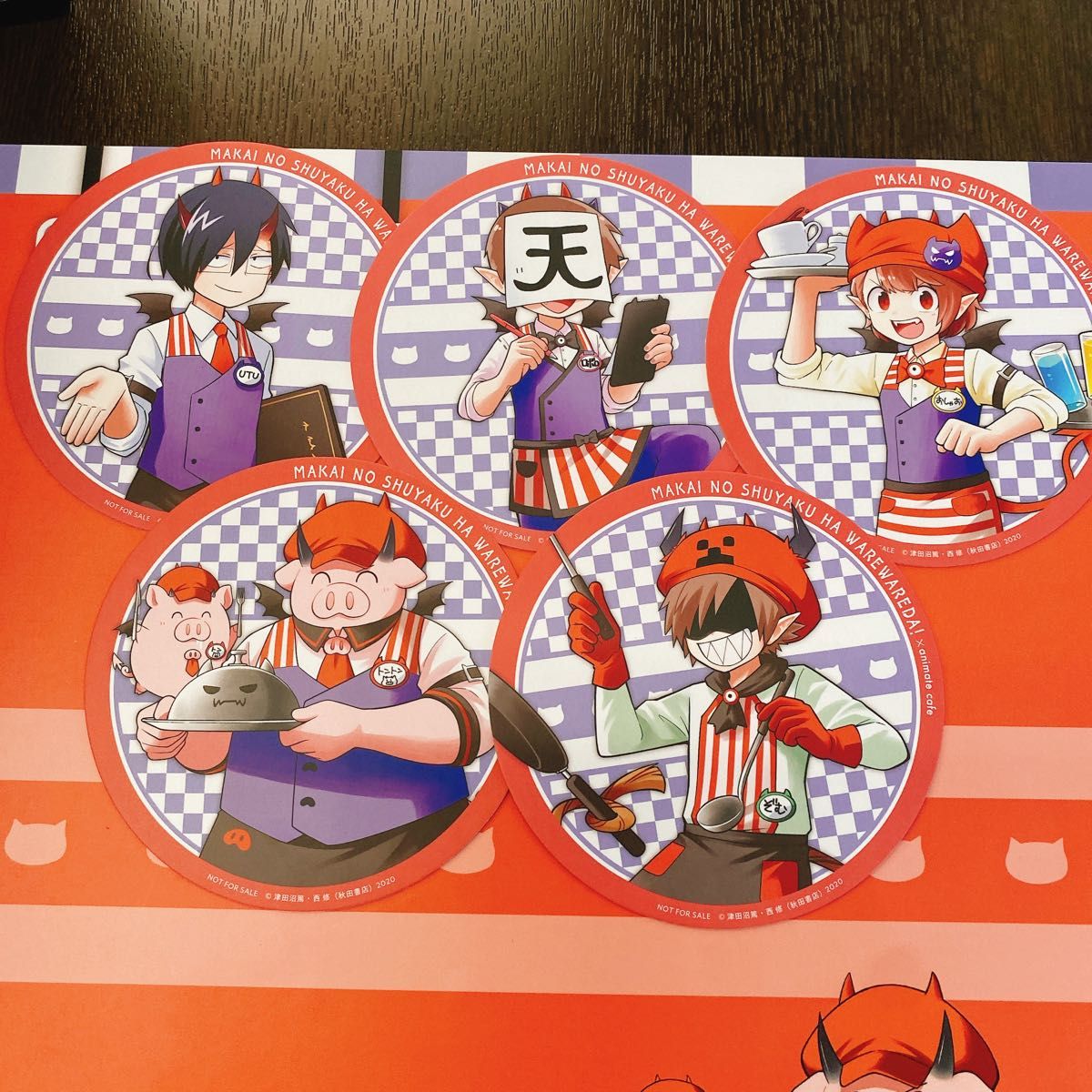 魔主役 アニメイトカフェ 特典コースター コンプリート｜Yahoo!フリマ