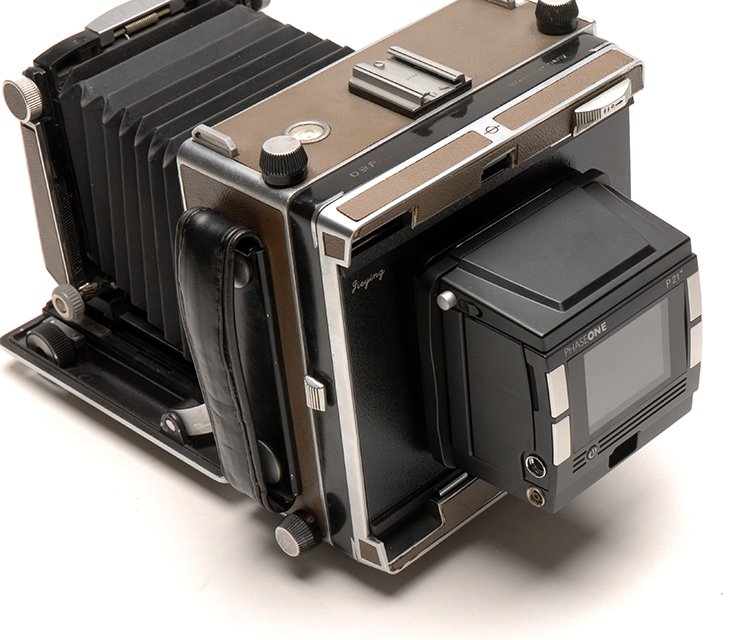 4x5大判カメラ用 デジタルバックアダプター Mamiya645マウントの