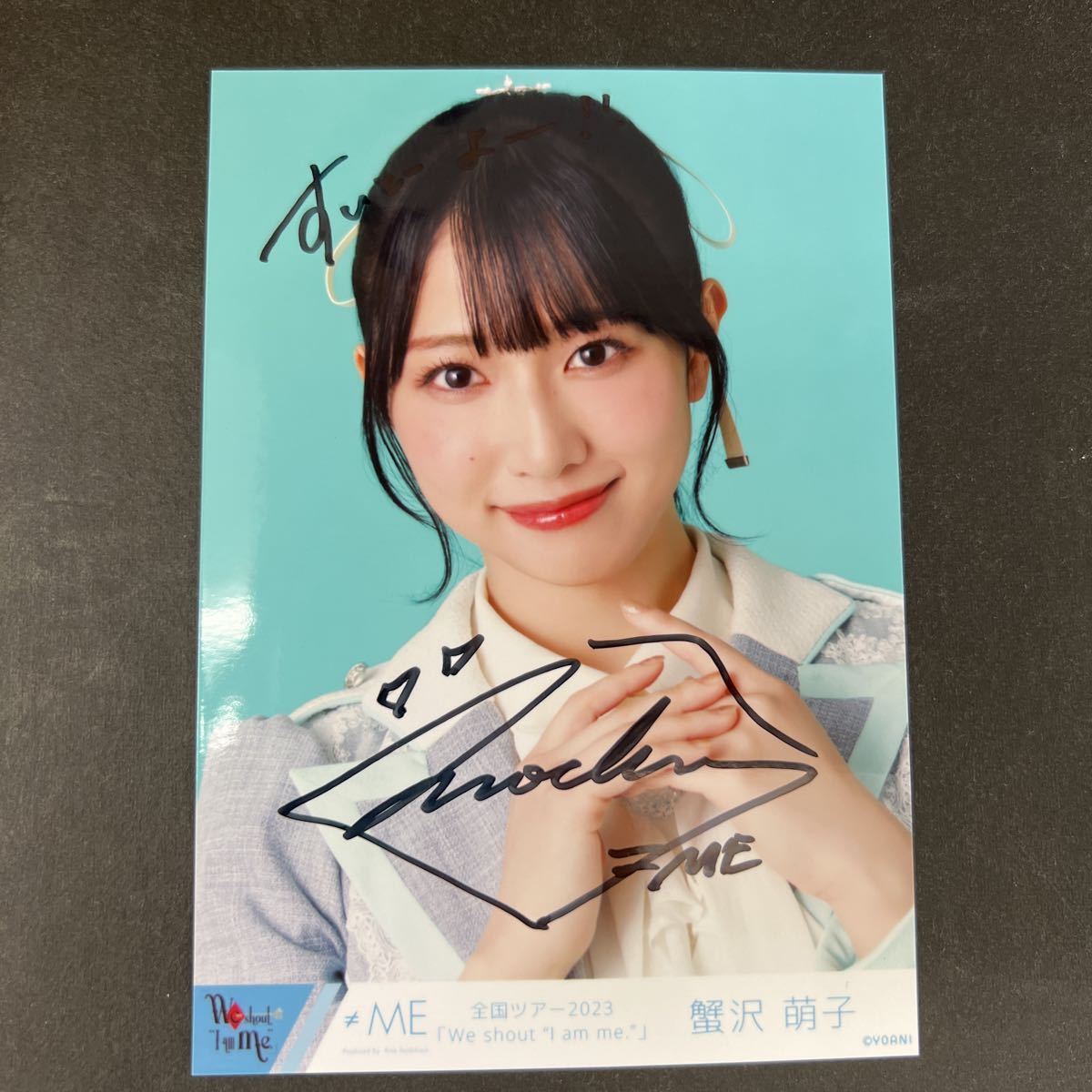 ≠ME 蟹沢萌子 直筆サイン 生写真 2023年 ノイミー｜Yahoo!フリマ（旧