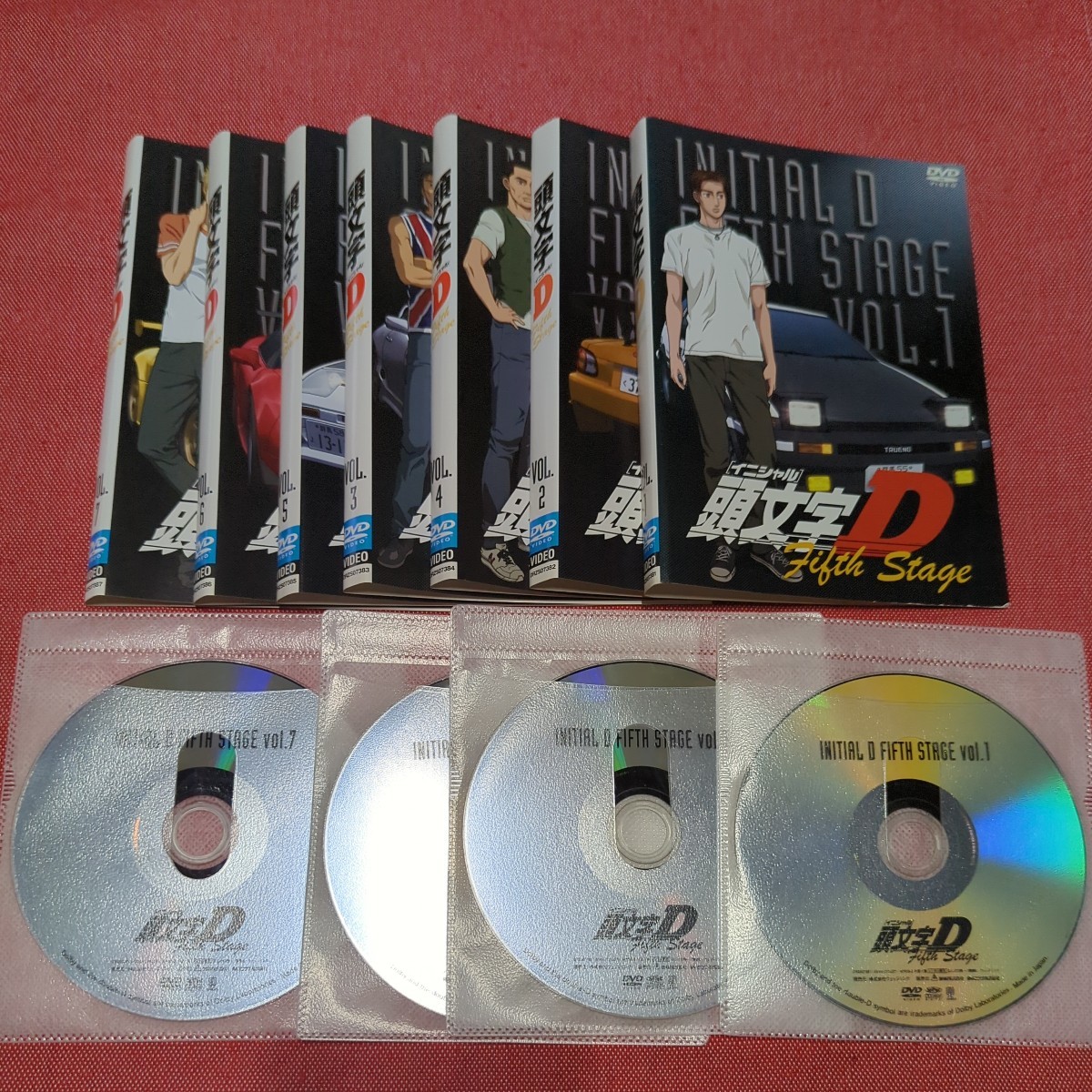 頭文字D イニシャルD Fifth stage DVD Final stage 全7巻セット＋全2巻