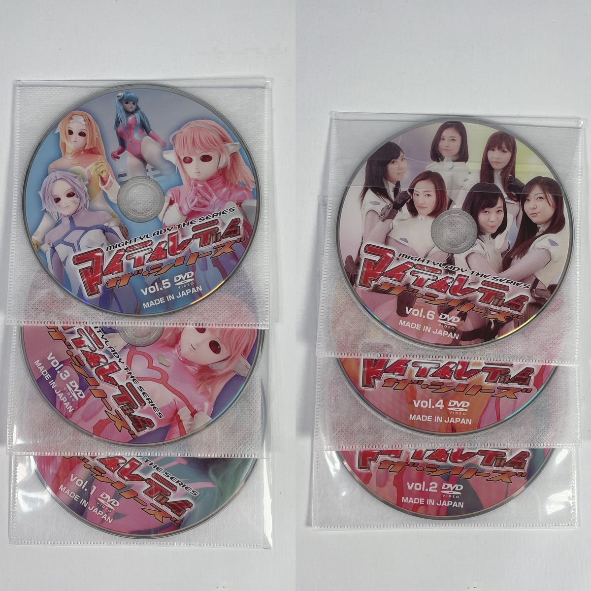 Yahoo!オークション - マイティレディ ザ・シリーズ 全6巻 DVD レンタ