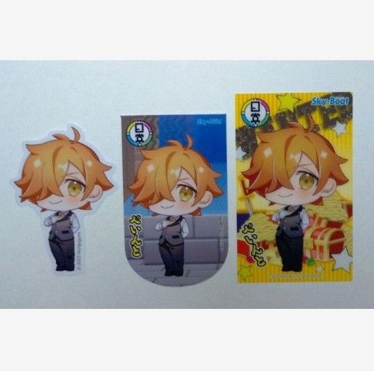 日常組×サンシャインサカエ コラボ 搭乗券＋ステッカー（2枚