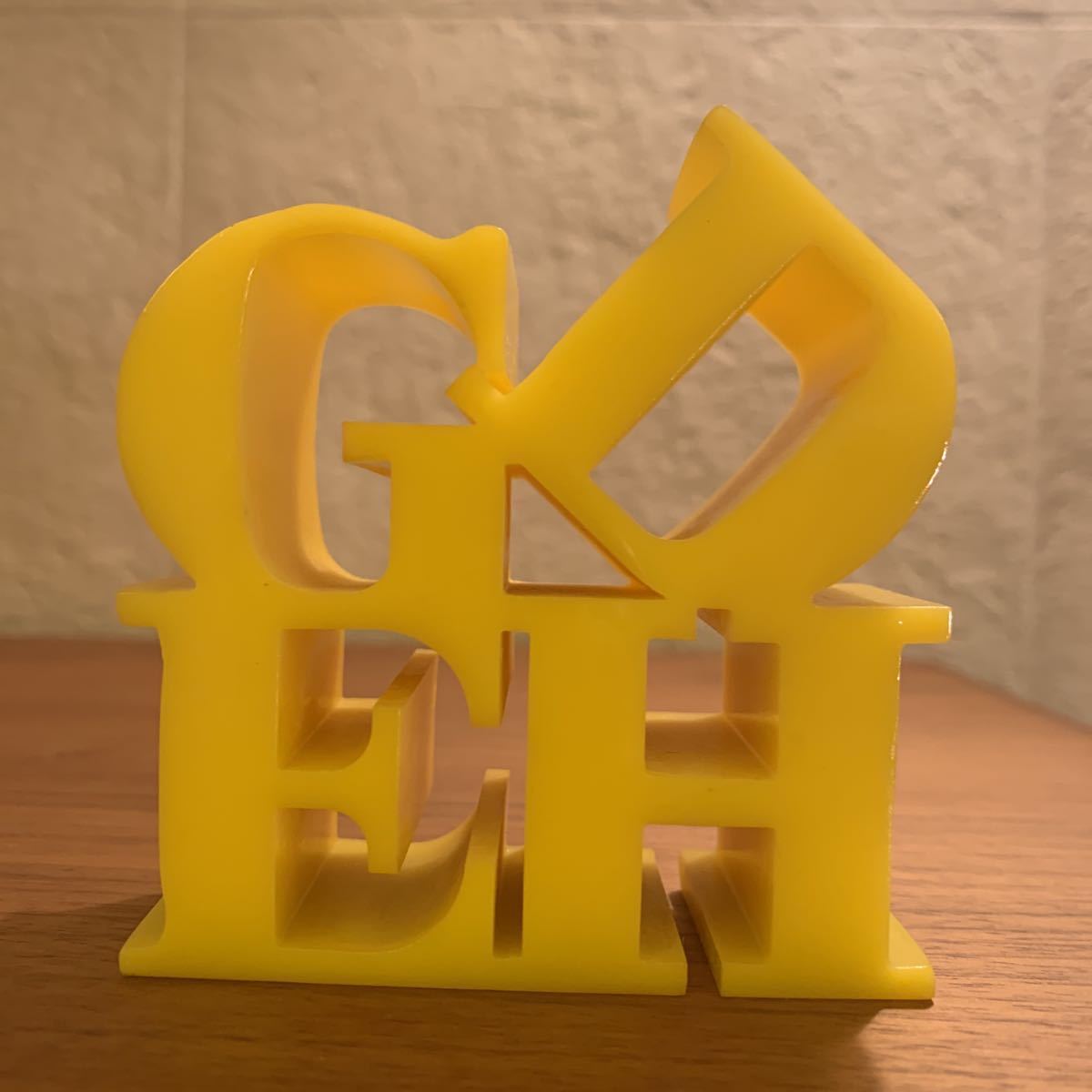 Yahoo!オークション - GOODENOUGH グッドイナフ オブジェ イエロー 藤