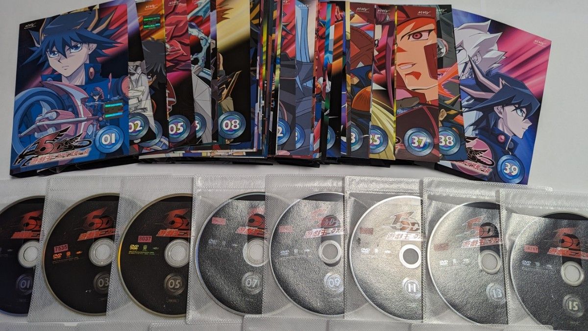 遊戯王5D's ファイブディーズ レンタル落ちDVD 全巻セット 全39巻