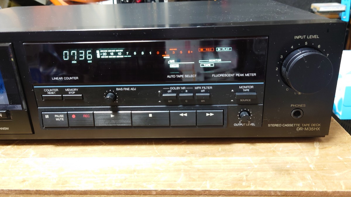Yahoo!オークション - DENON DR-M35HX 3ヘッドカセットデッキ【ジャン