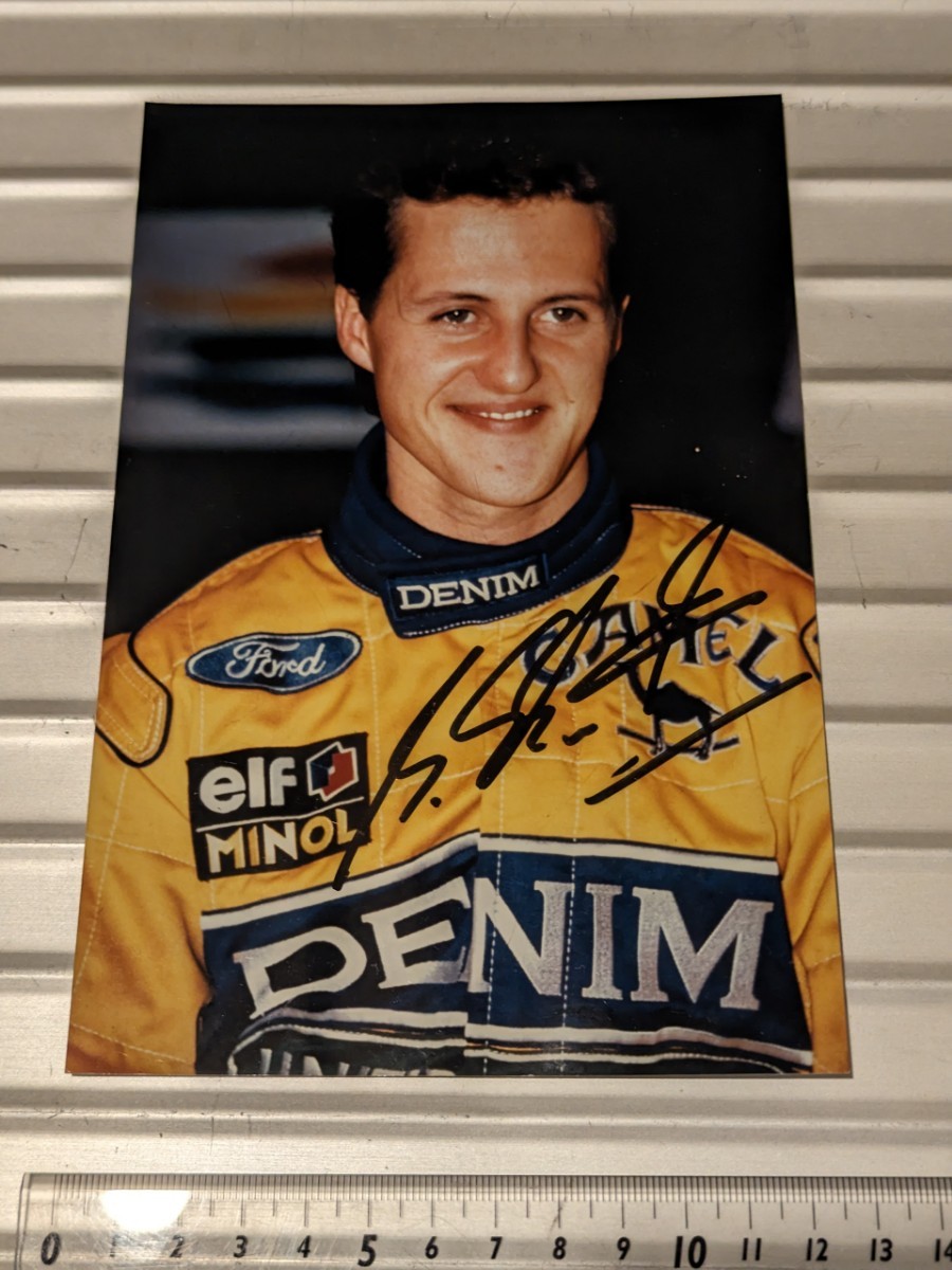 直筆サイン入 実使用 M.シューマッハ ベネトン オンボードカメラ