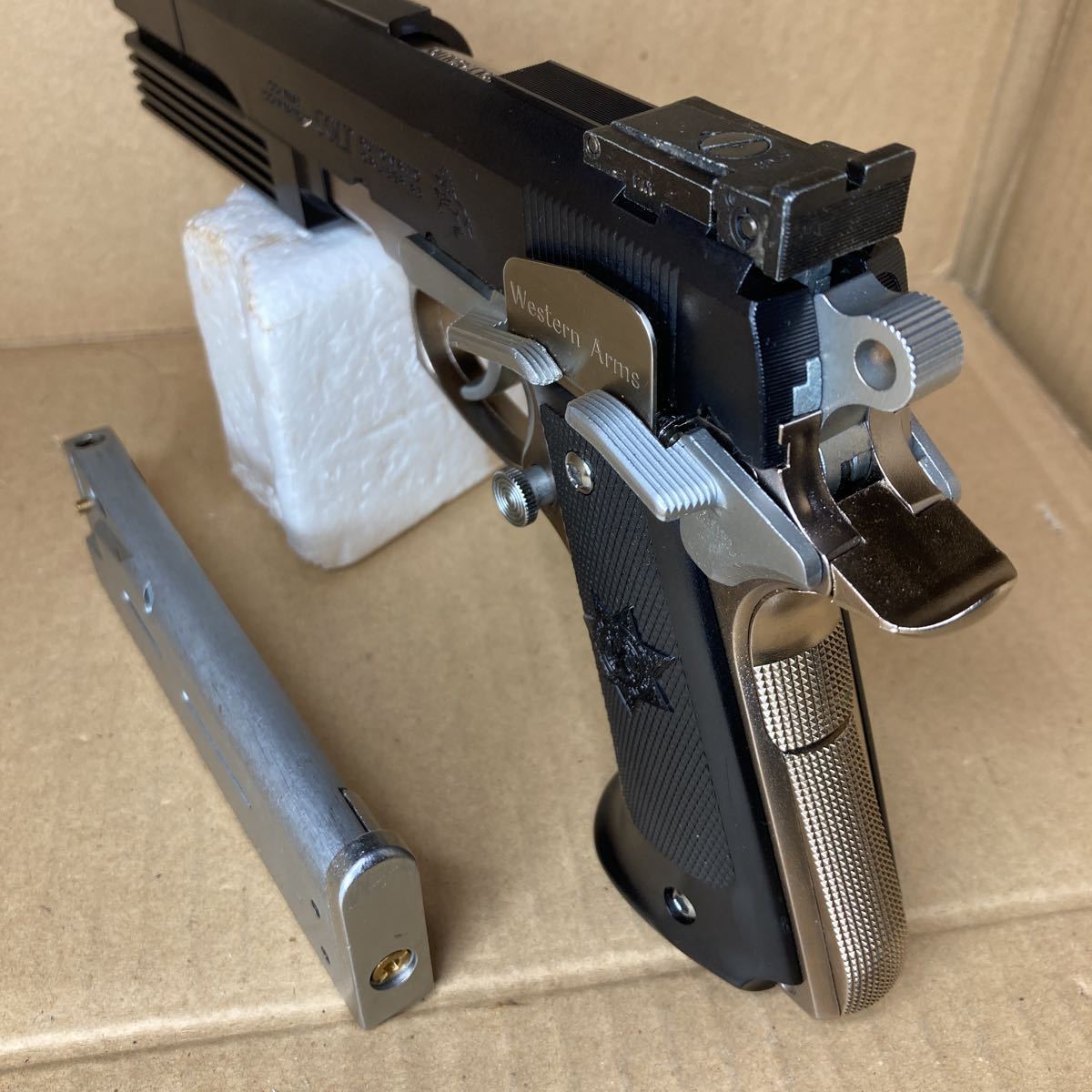 WA コルト コンバットコマンダー 固定スライドガスガン マガジン 作動