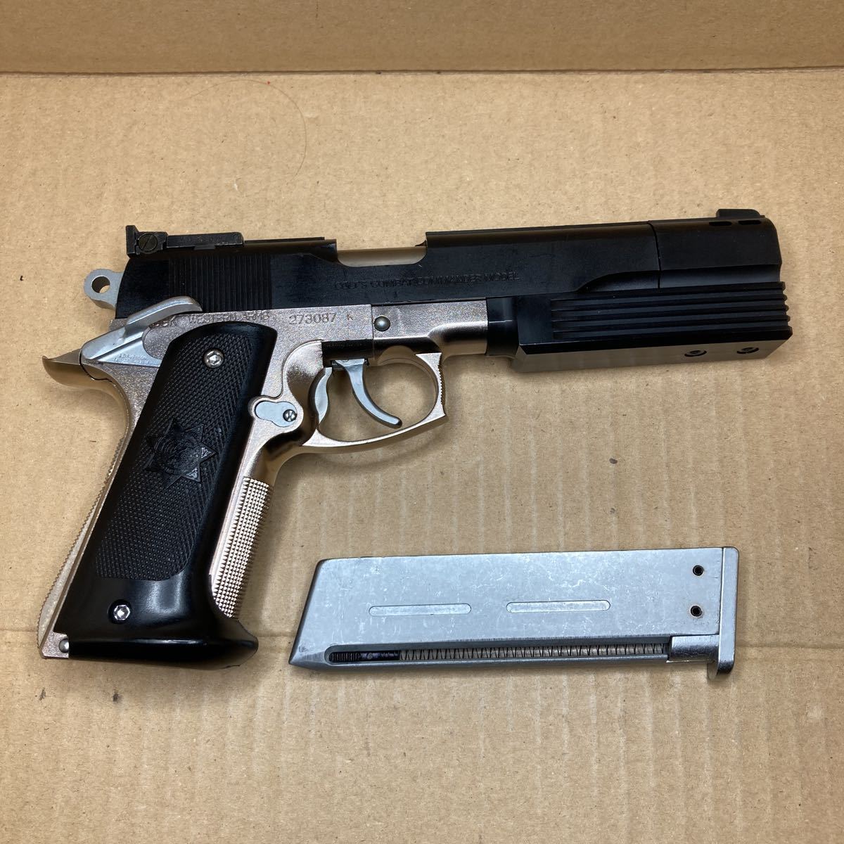 WA コルト コンバットコマンダー 固定スライドガスガン マガジン 作動