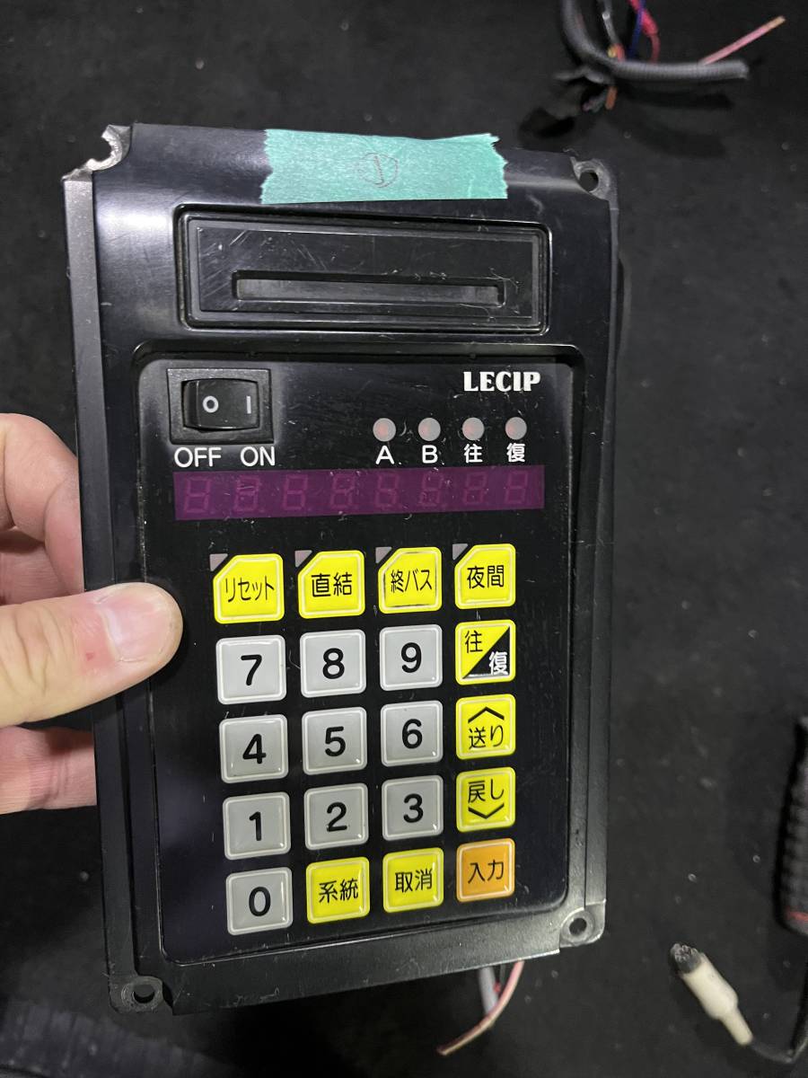 Yahoo!オークション - LECIPレシップ LED行先方向幕操作盤指令器 マニ