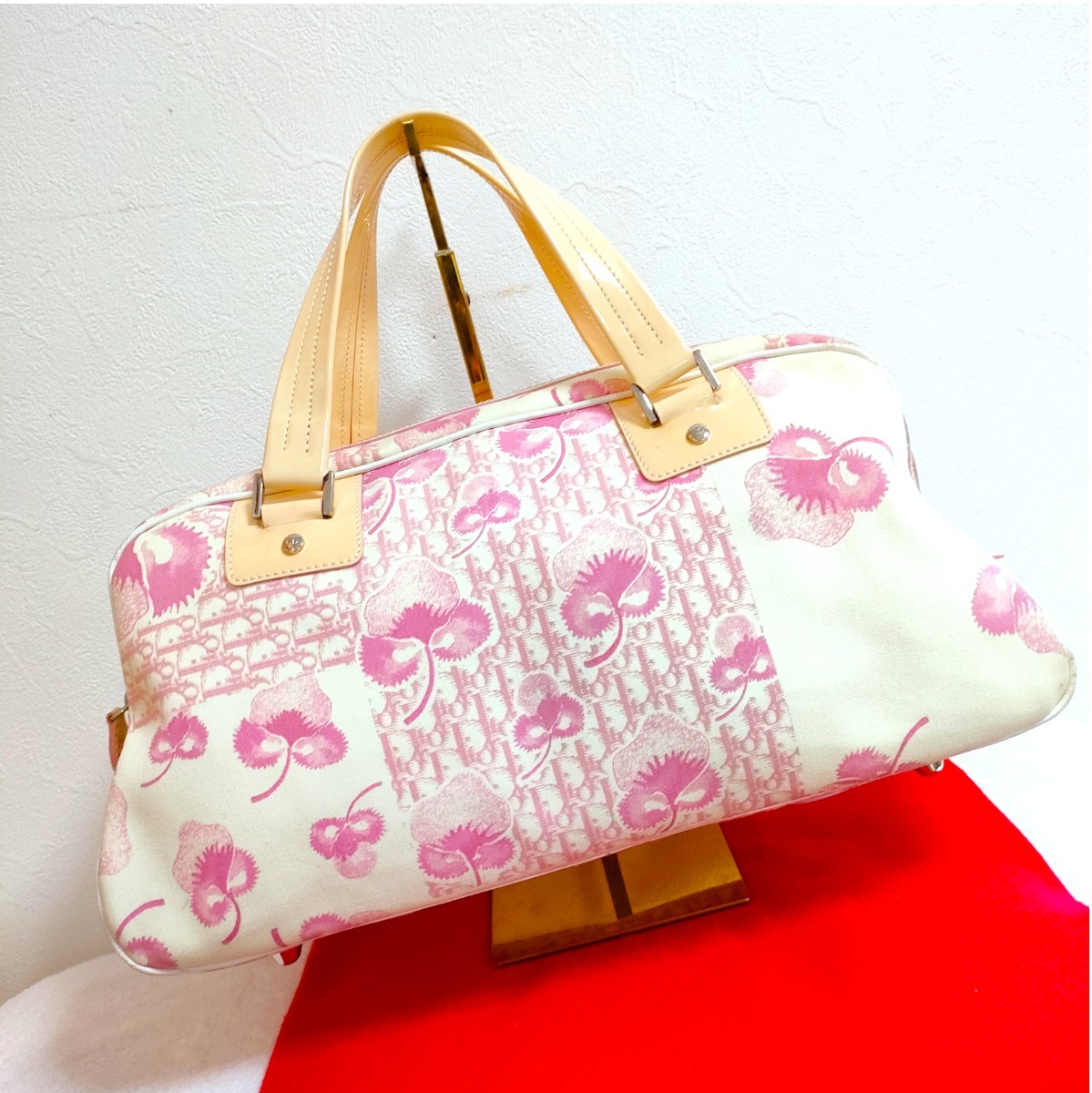 新品】Christian Dior 花柄コート vintage ピンク M Christian Dior 花